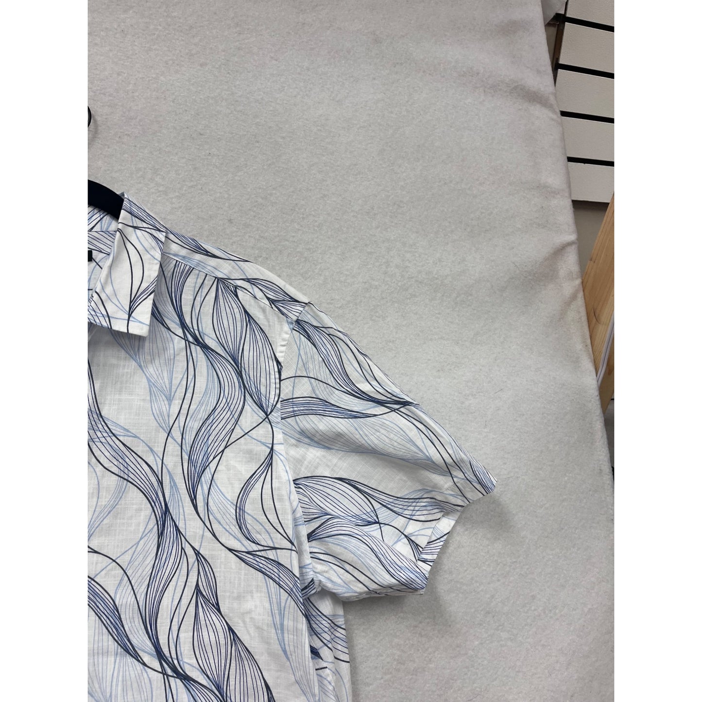 Mens XL Alfani Short Sleeve Button-Up Shirt #8298