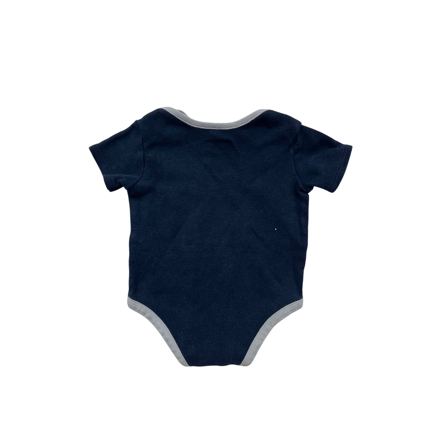 Baby Nike "Destined To Be Drafted" Navy Short Sleeve bodysuit 0-3M #6501