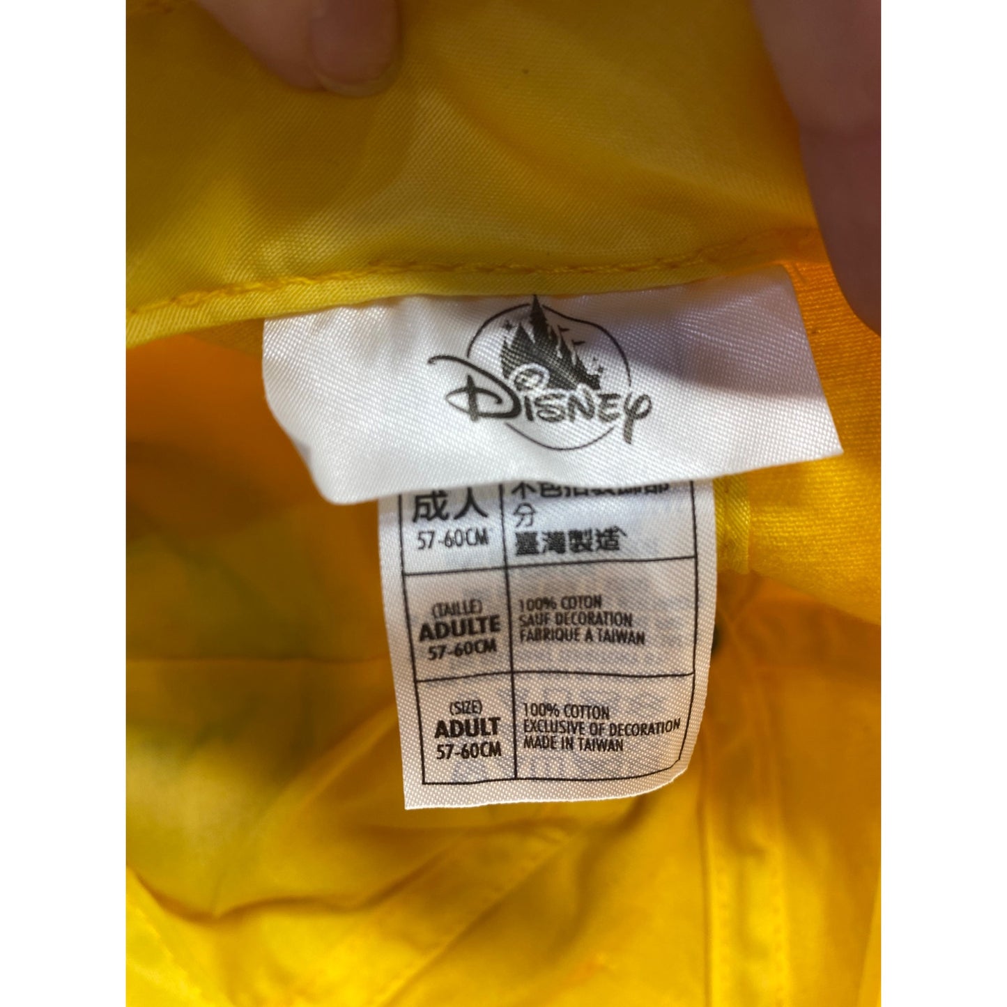Disney wilderness explorer Yellow Cotton Adjustable Baseball Cap #7373