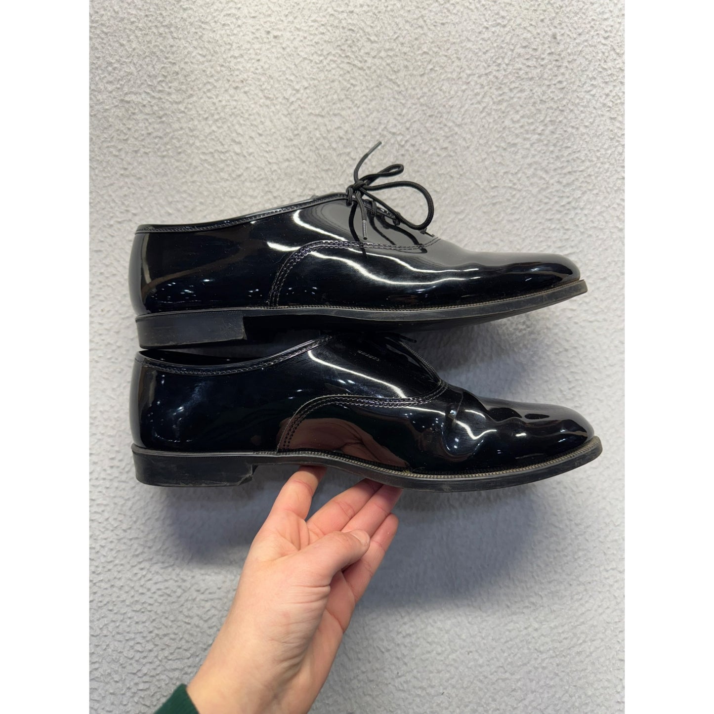 Mens Black Patent Leather Dress Shoes