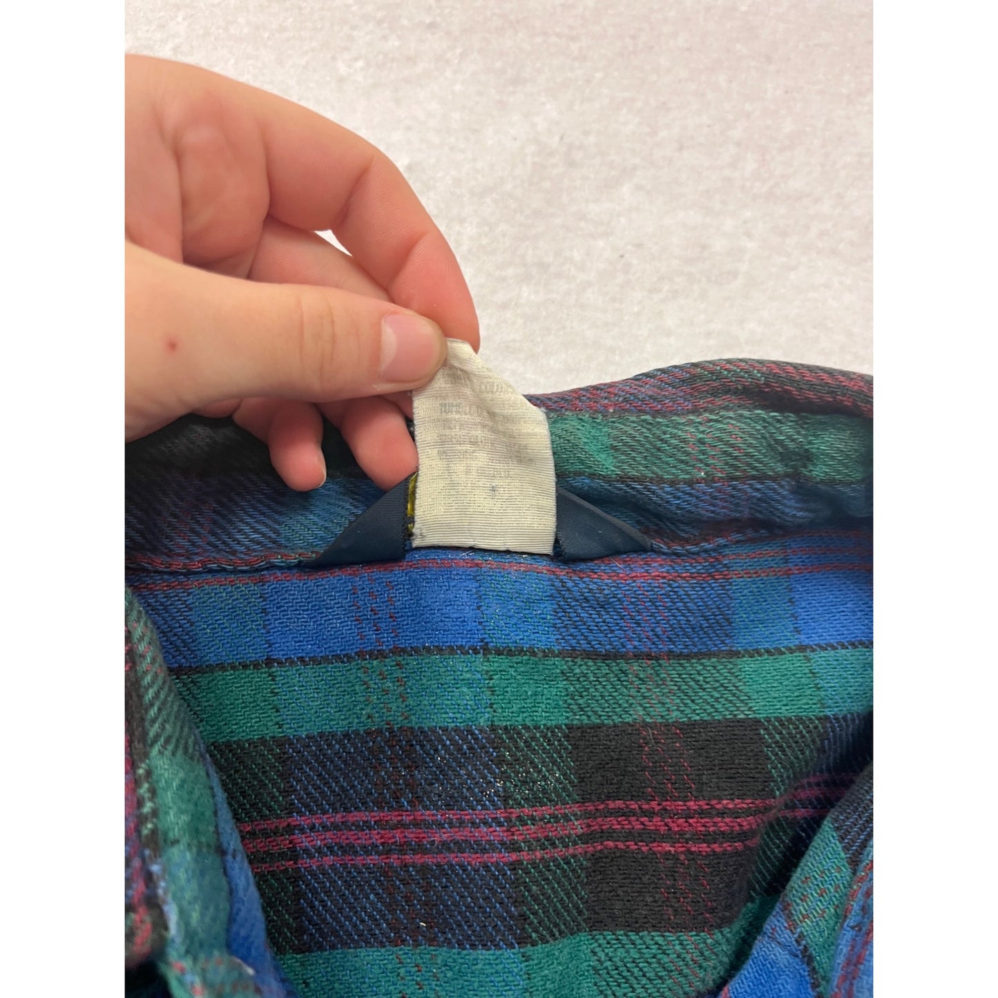 Vintage OshKosh BGosh Mens 2X Western Plaid Button-Up Shirt #8280