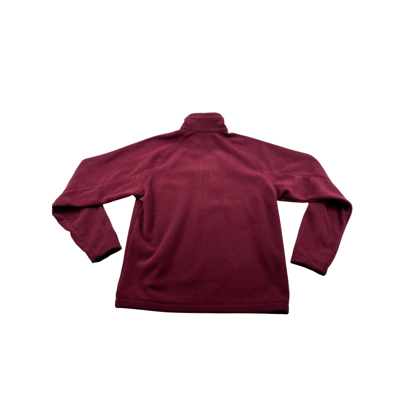 Columbia Maroon University Of Minnesota Architecture 1/2 Zip Fleece Pullover Sweatshirt #6144