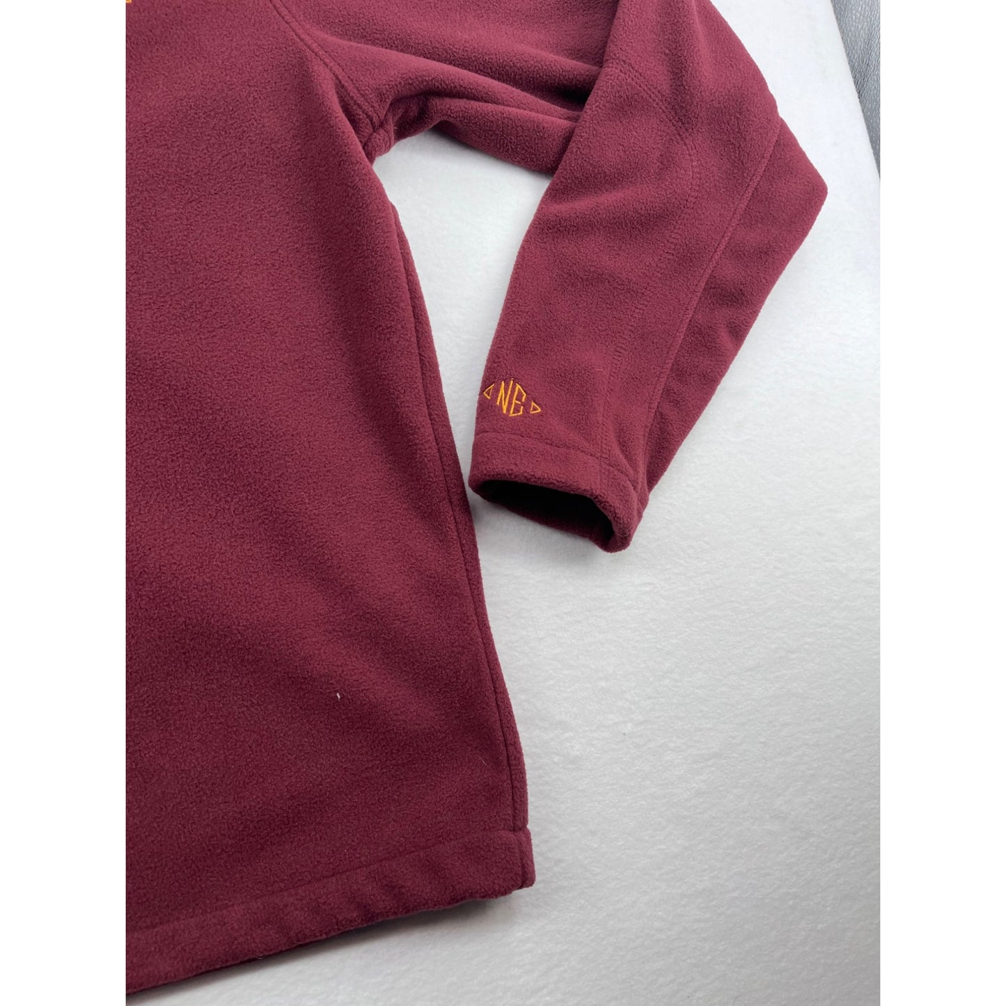 Columbia Maroon University Of Minnesota Architecture 1/2 Zip Fleece Pullover Sweatshirt #6144