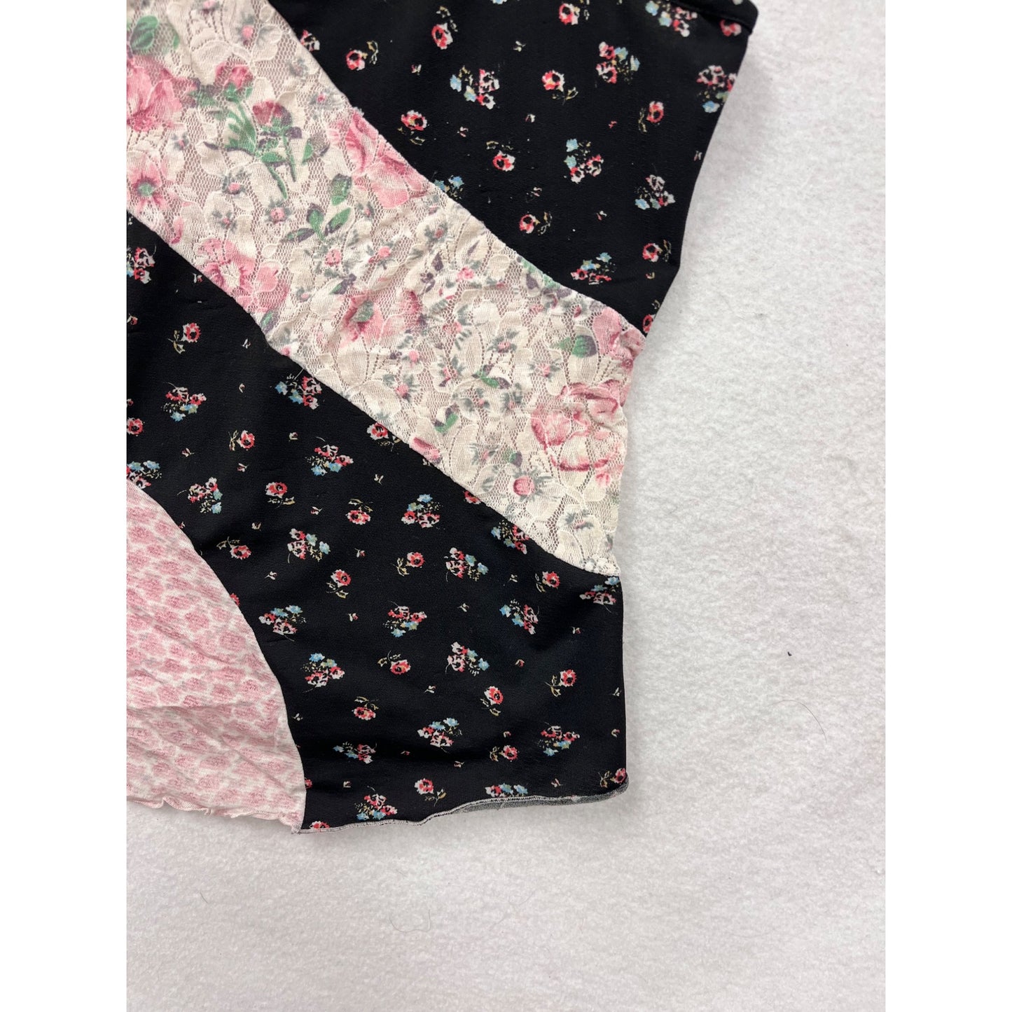 90s Warners Womens Medium Floral Patchwork Cami Top #8060