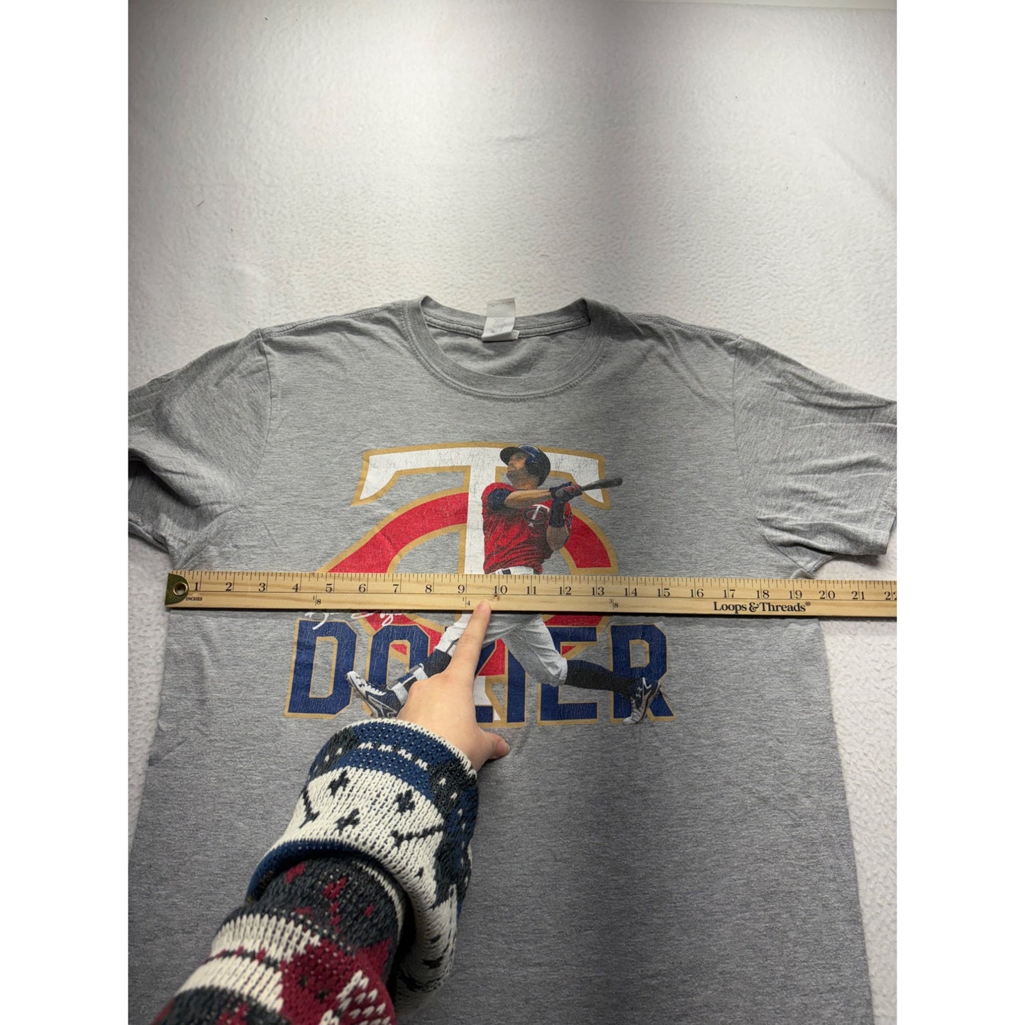 Brian Dozier Minnesota Twins Graphic Tee w/ faded signature #7415