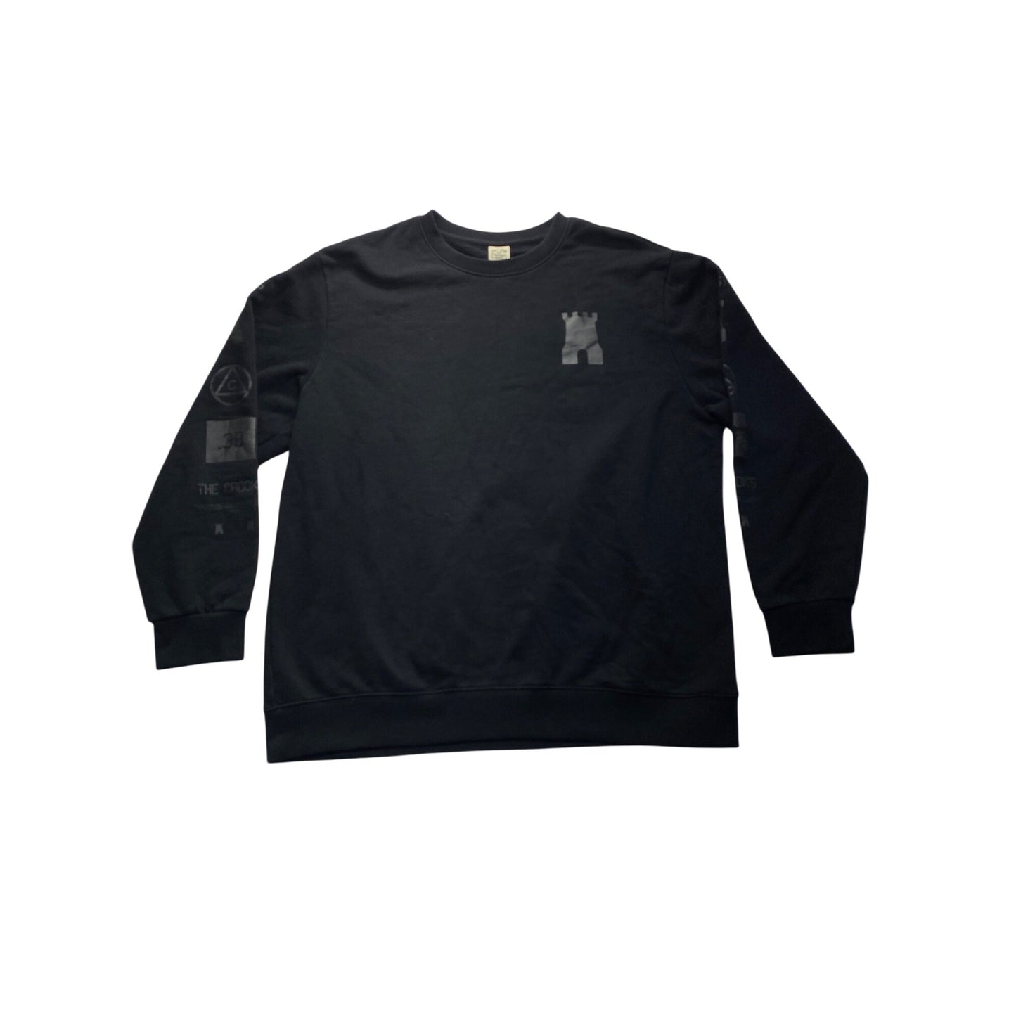 Cant Stop The Crooks Black Crewneck Sweatshirt 3XL #7213