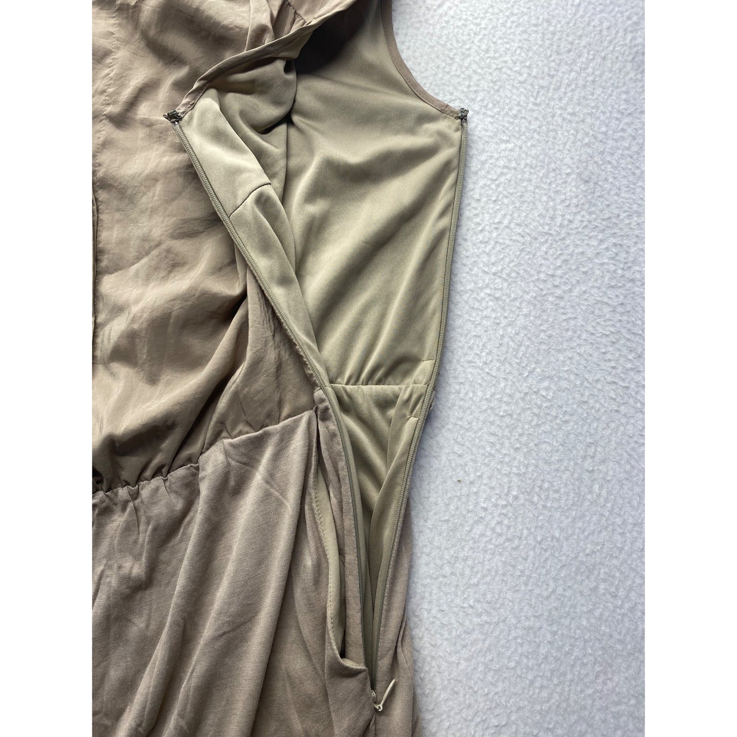 Esprit Collection Womens Beige Sleeveless Midi Dress #7339