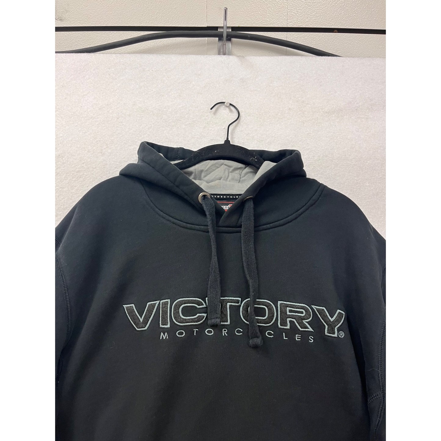 Victory Motorcycles Black Hoodie Mens XL #71A