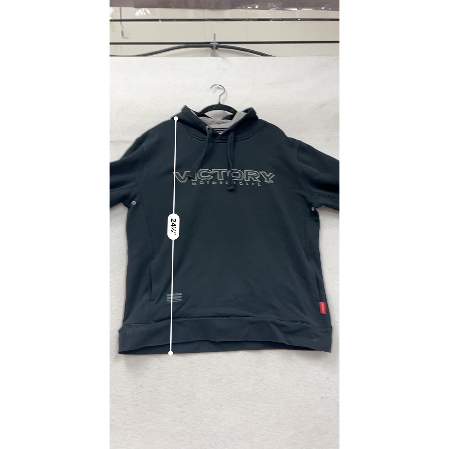 Victory Motorcycles Black Hoodie Mens XL #71A