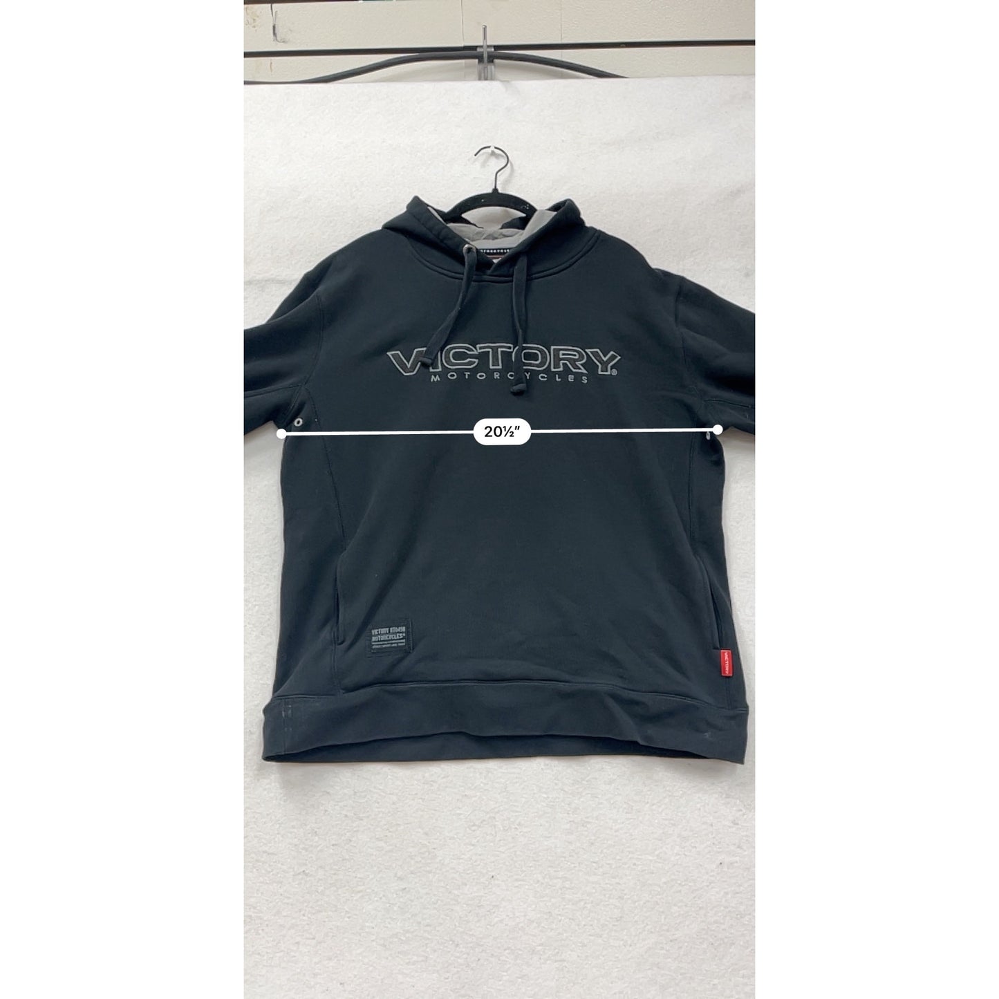 Victory Motorcycles Black Hoodie Mens XL #71A