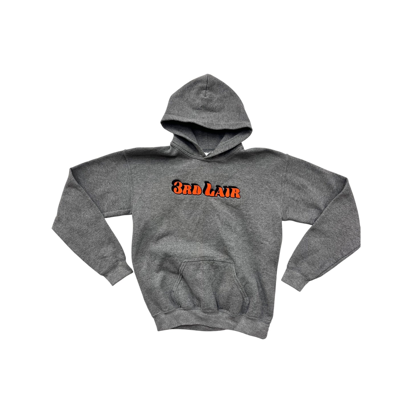 Gildan Heavy Blend 3rd Lair Youth XL Gray Hoodie #6343