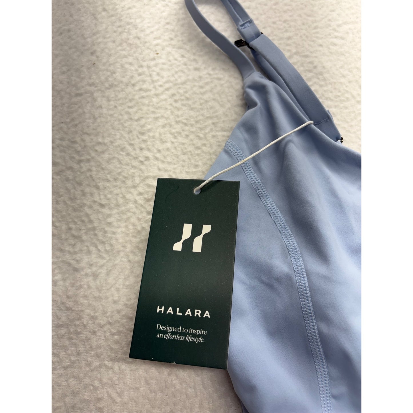 Halara Light Blue Spaghetti Strap Flowy Dress #7671