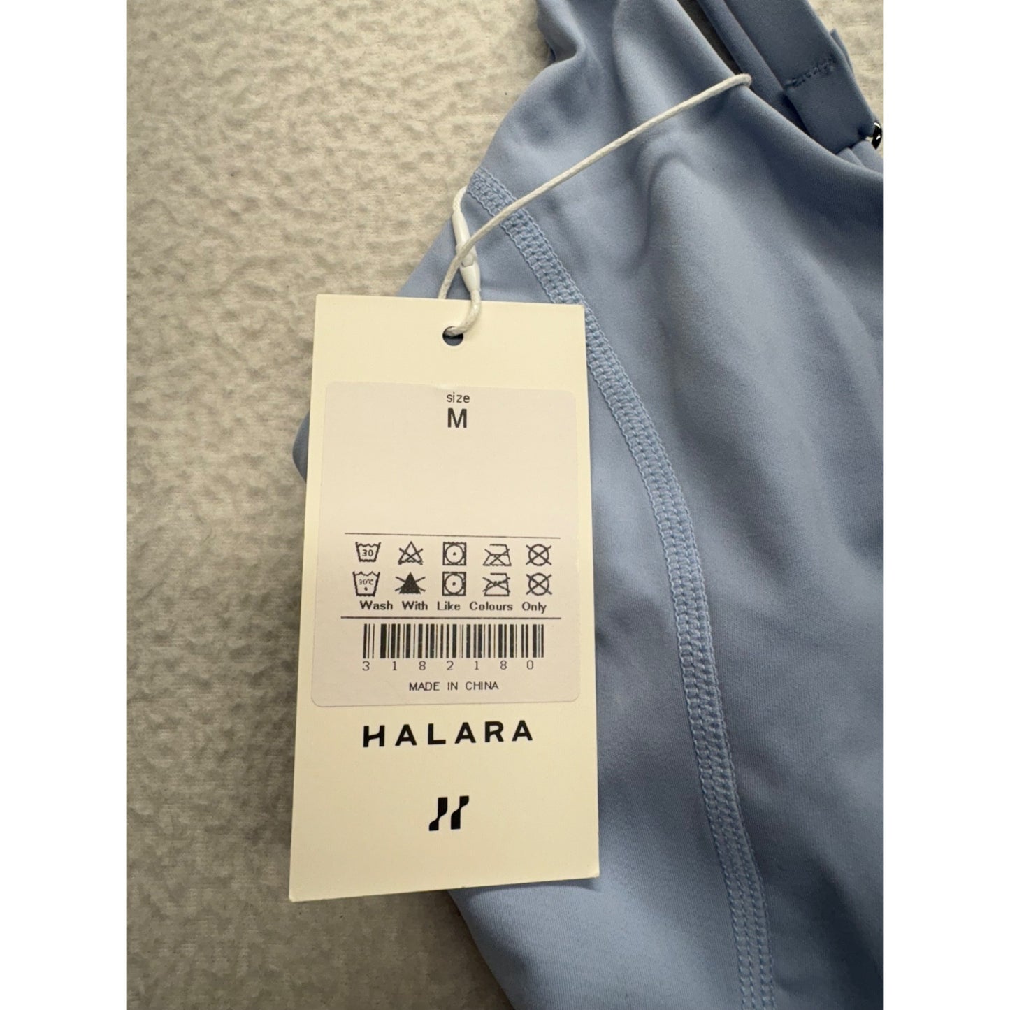 Halara Light Blue Spaghetti Strap Flowy Dress #7671
