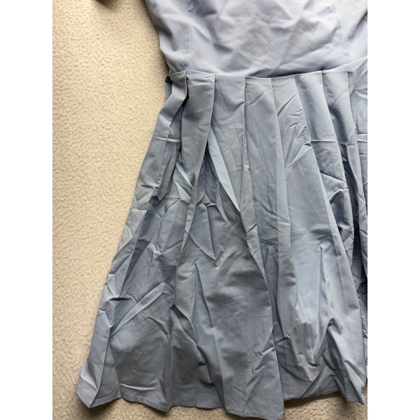 Halara Light Blue Spaghetti Strap Flowy Dress #7671