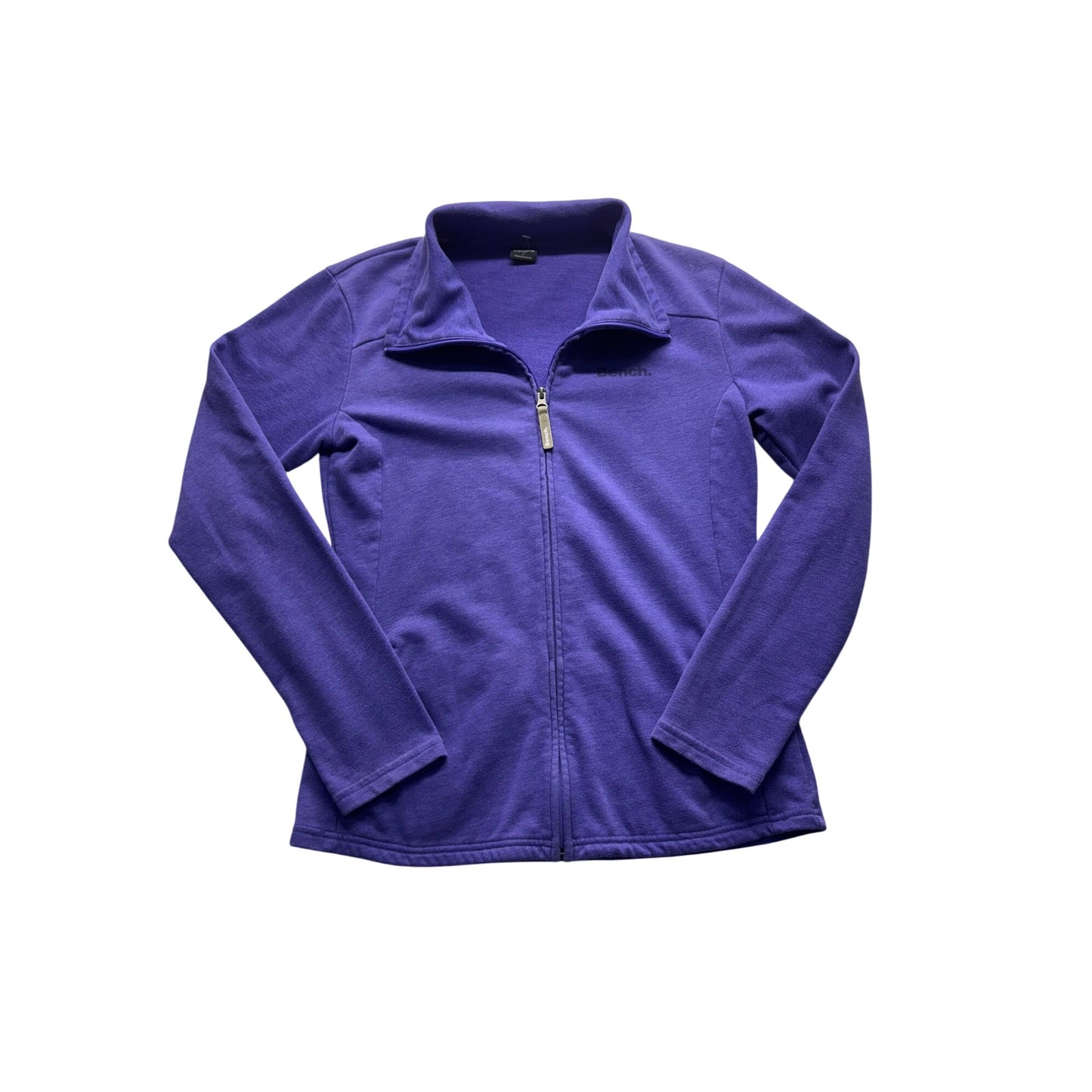 Bench. Womens Purple Full-Zip Fleece Jacket W/ Thumbholes & Pockets Size L #7823