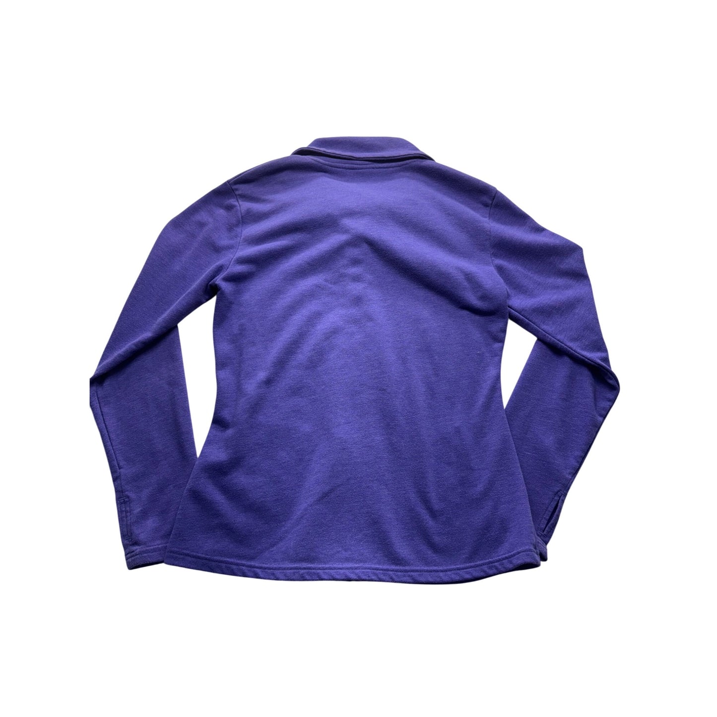 Bench. Womens Purple Full-Zip Fleece Jacket W/ Thumbholes & Pockets Size L #7823