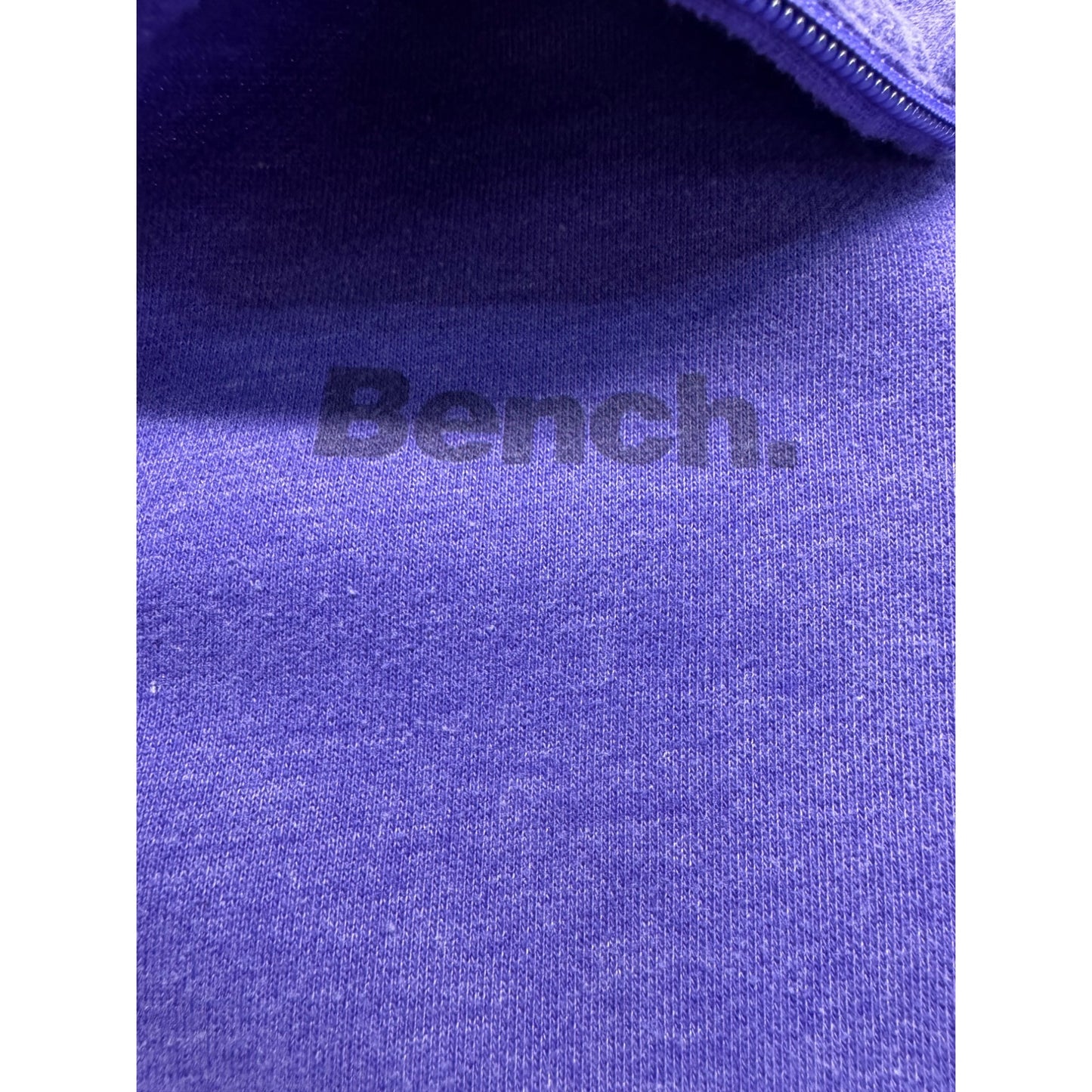 Bench. Womens Purple Full-Zip Fleece Jacket W/ Thumbholes & Pockets Size L #7823