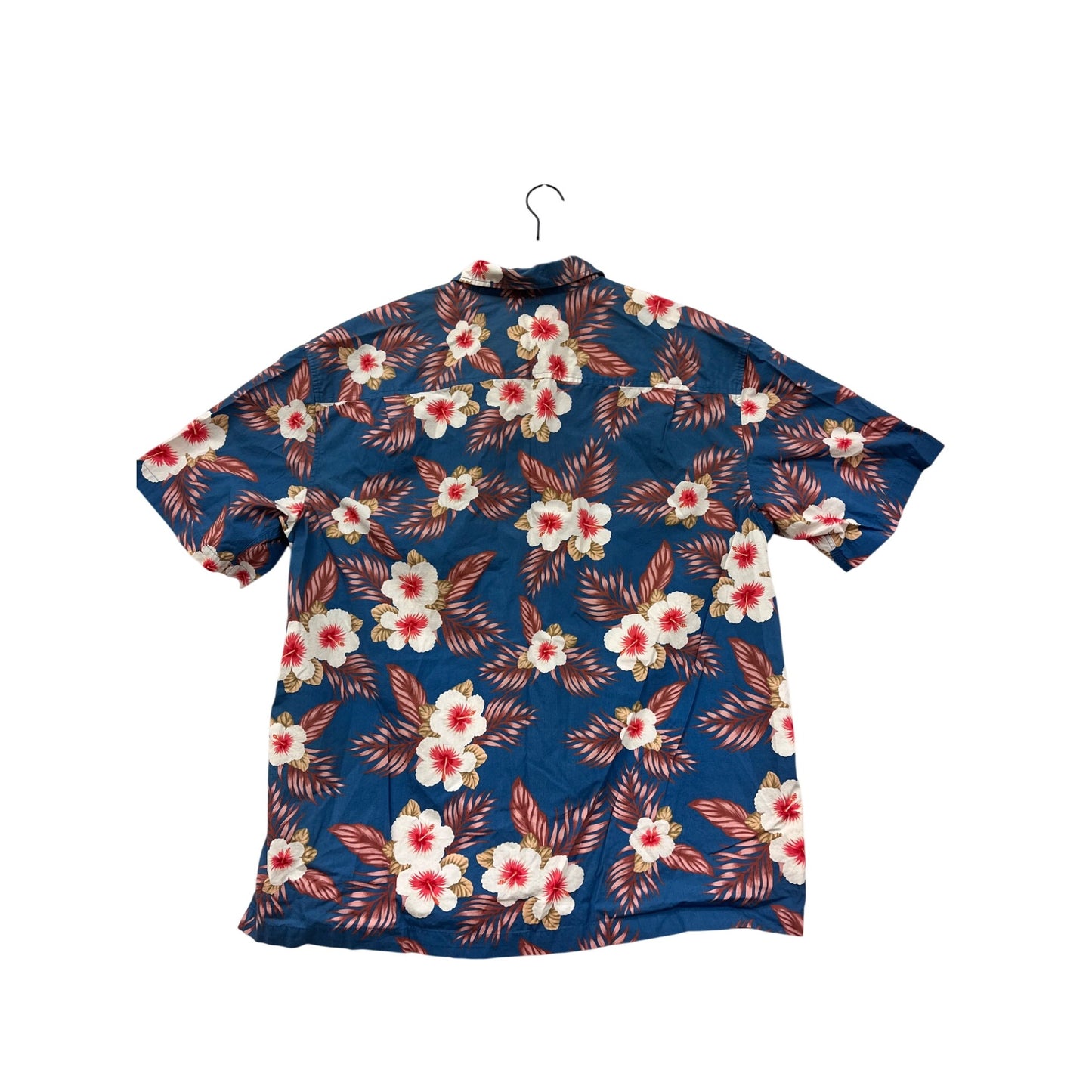 Mens XL High Sierra Hawaiian Floral Short Sleeve Button-Up Shirt 100% Cotton #6584