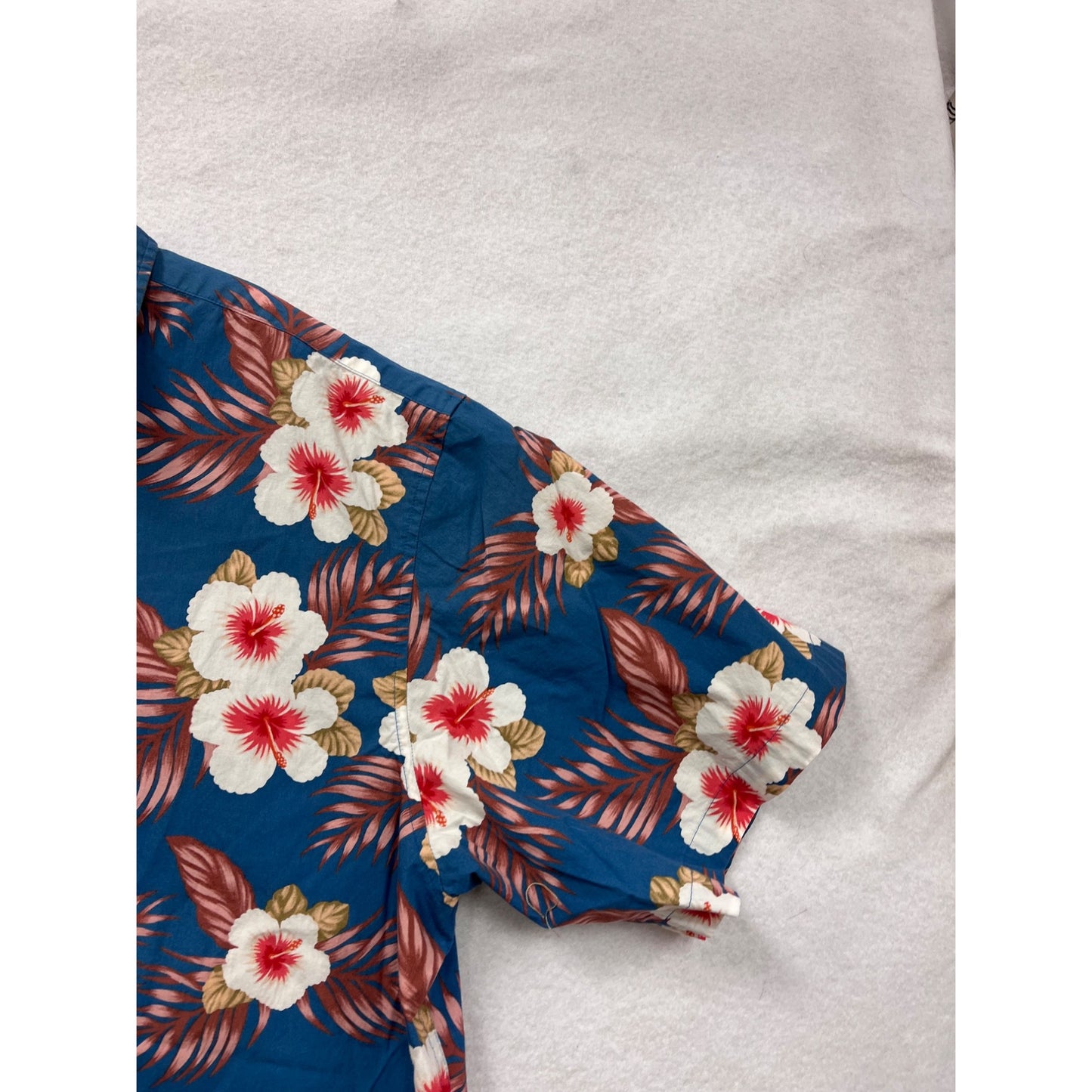 Mens XL High Sierra Hawaiian Floral Short Sleeve Button-Up Shirt 100% Cotton #6584