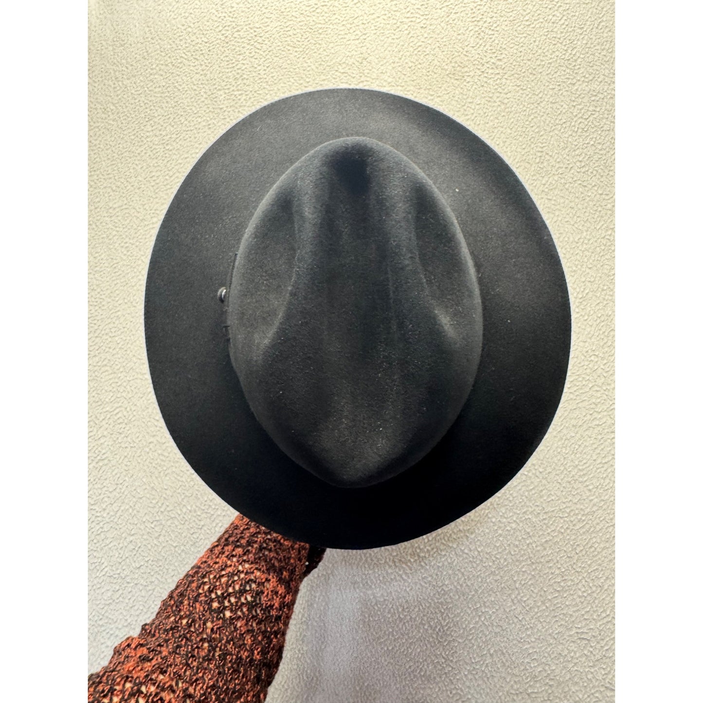 Black Wide Brim Fedora Hat Classic Design #150B