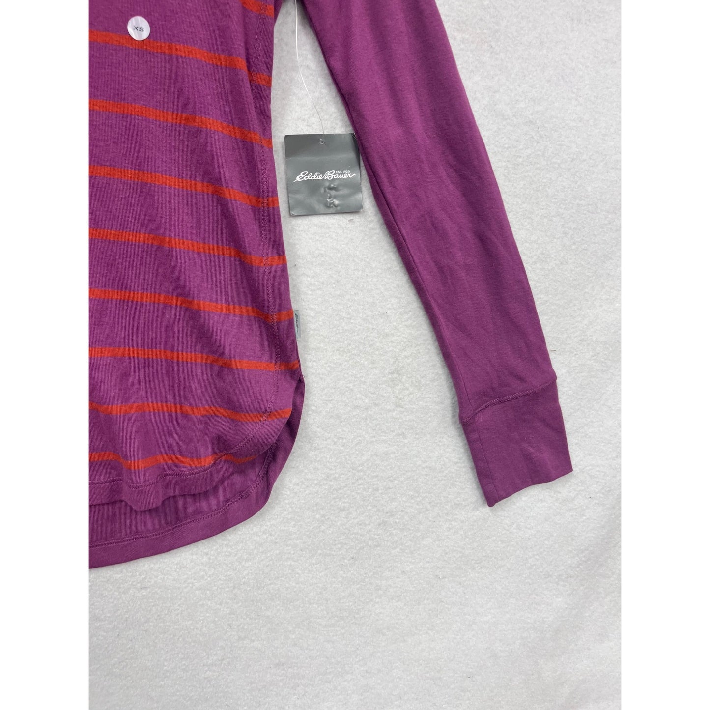 Eddie Bauer XS Hooded Long Sleeve Shirt #904A