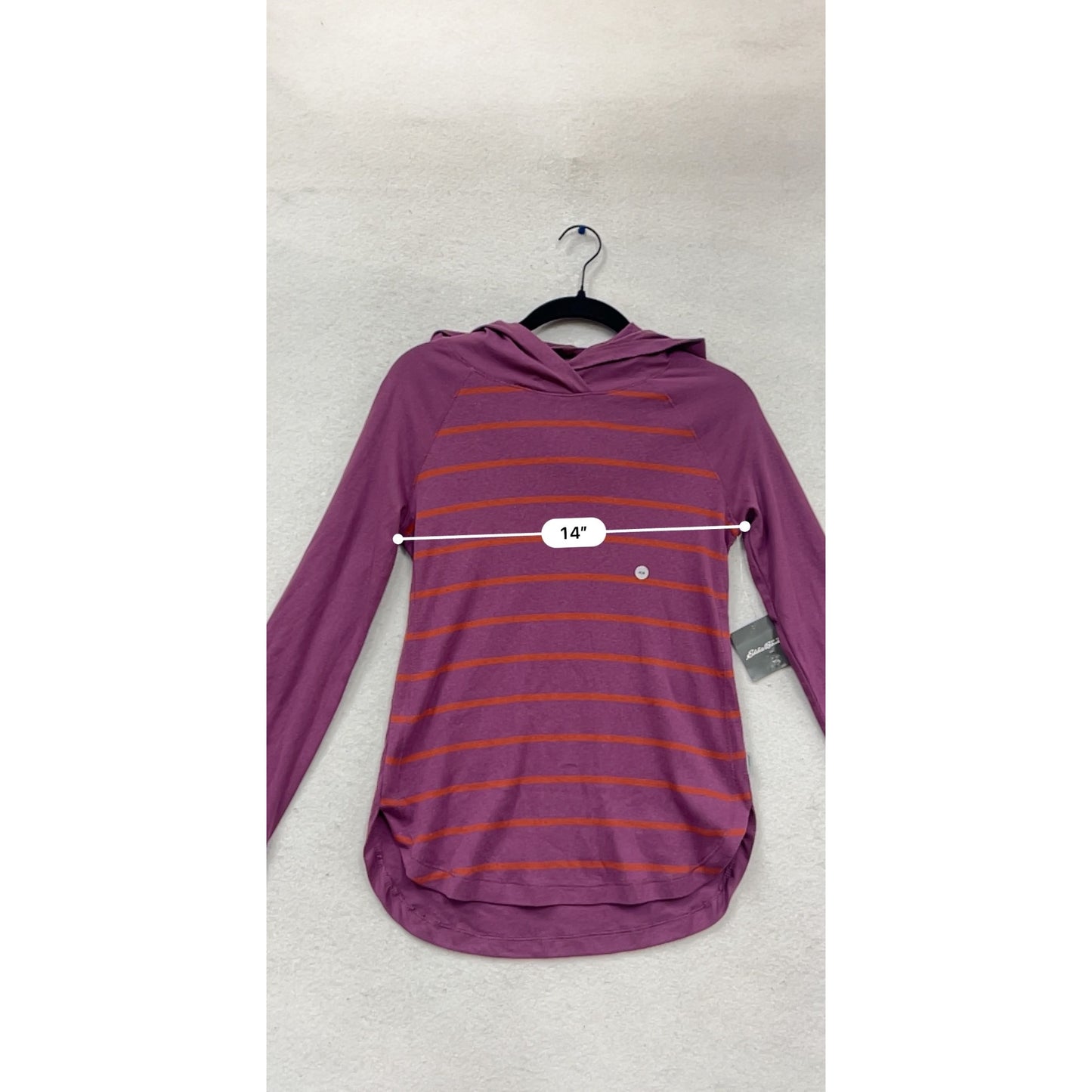 Eddie Bauer XS Hooded Long Sleeve Shirt #904A