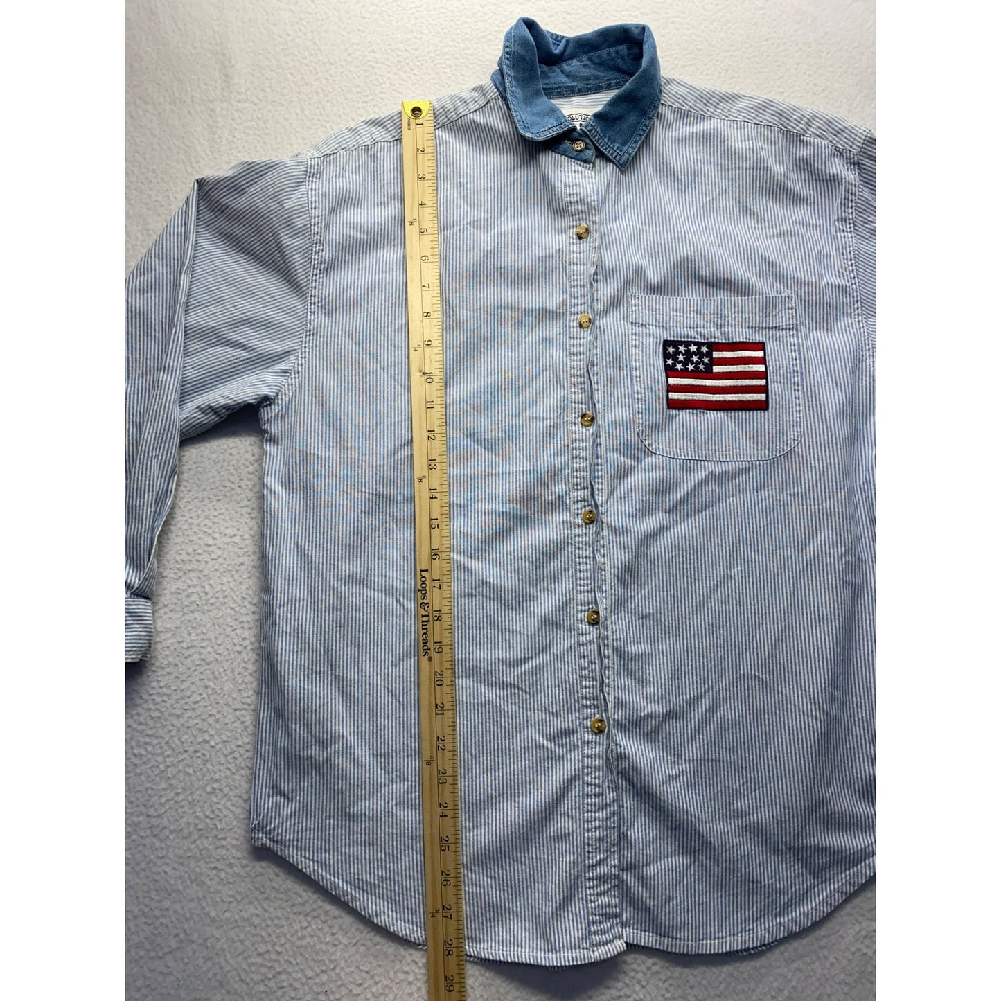 Women’s VNTG Solutions USA Button up #5333