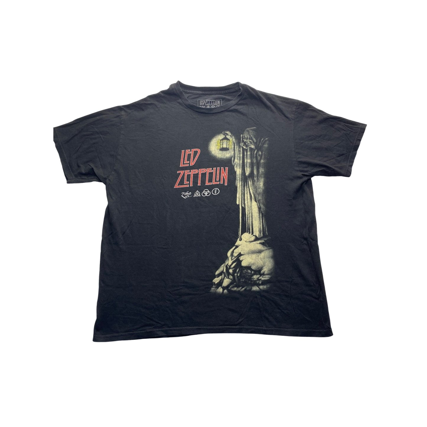 Led Zeppelin Official Licensed Black T-Shirt L #5869