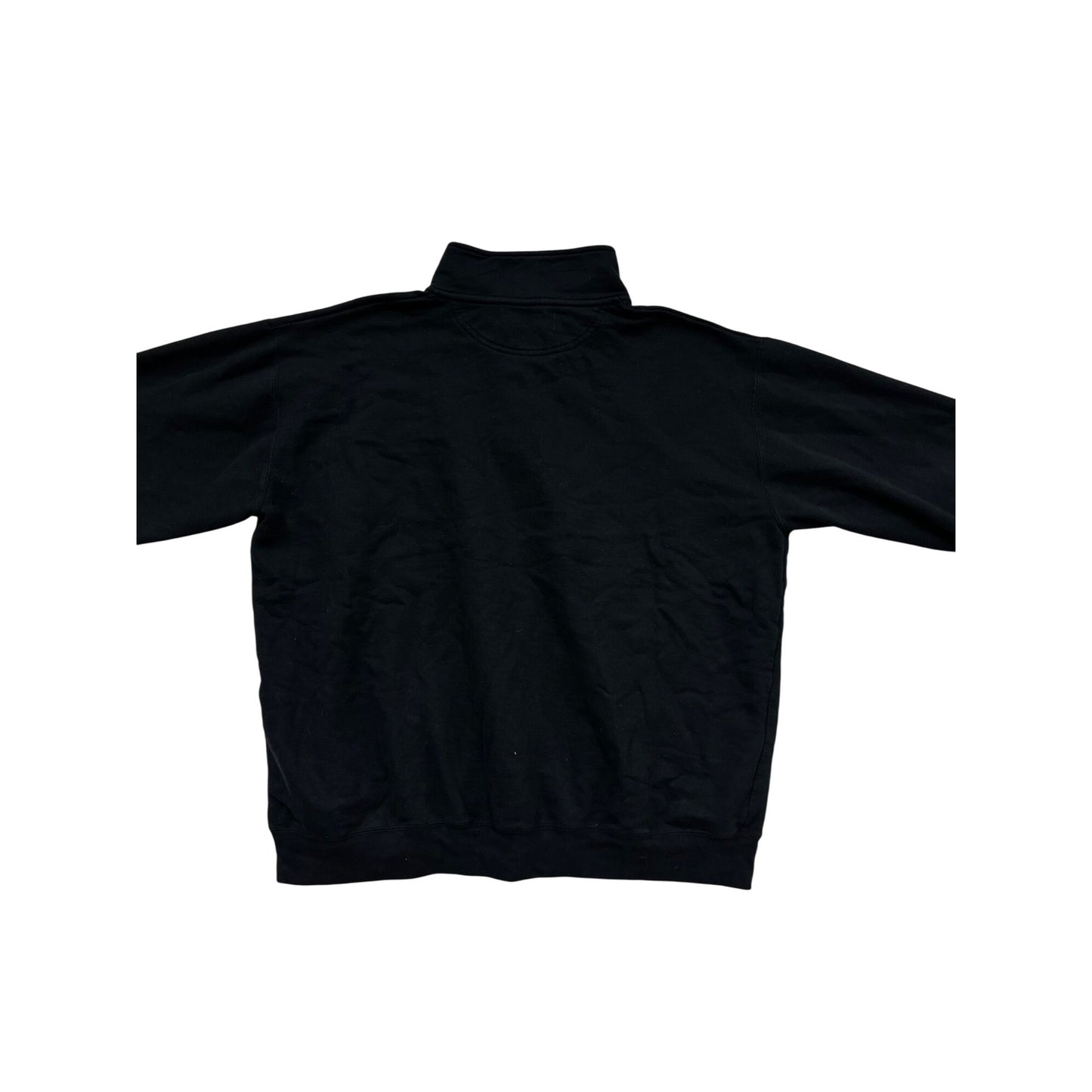 Champion Iowa 2XL Black Quarter-Zip Pullover Sweatshirt #891A