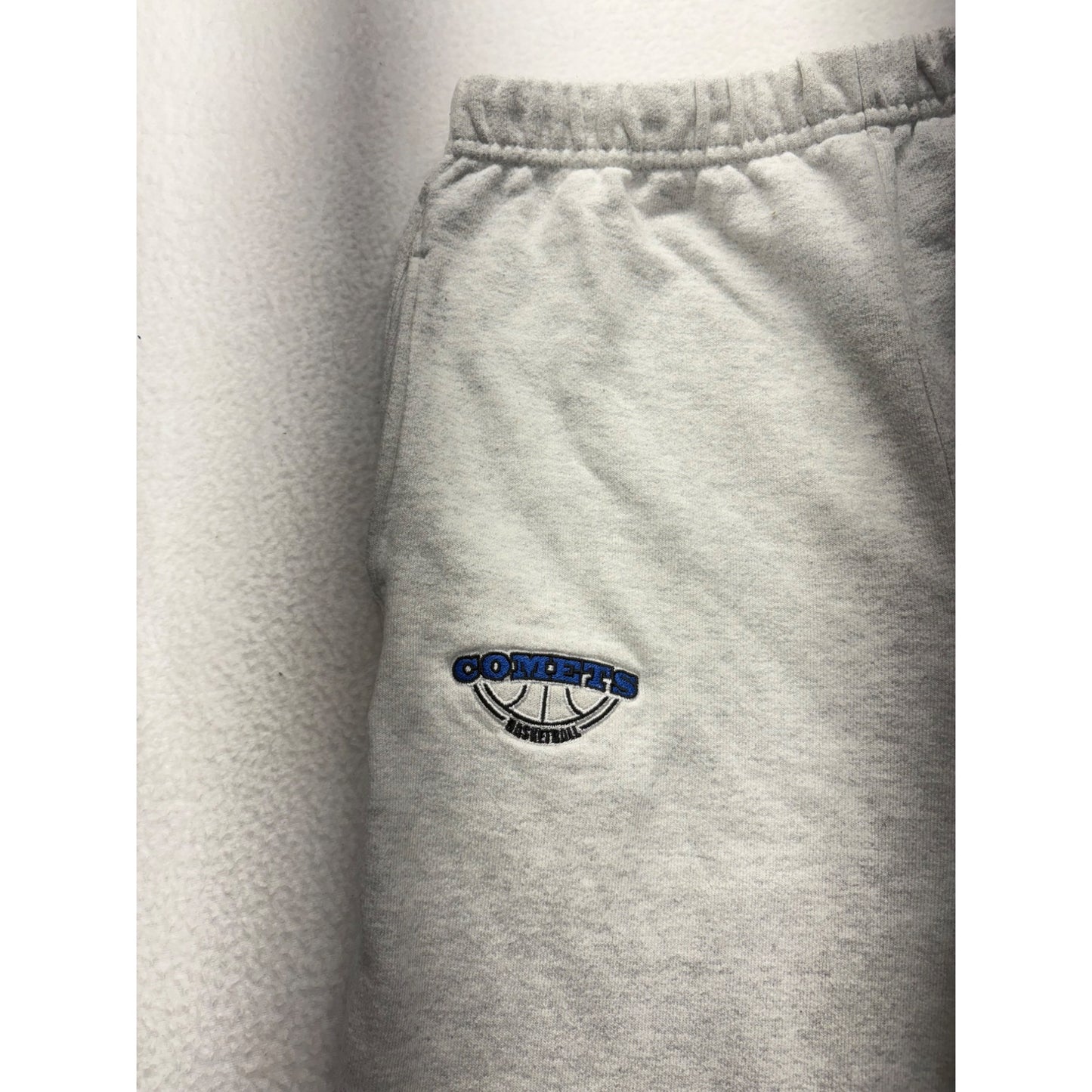 Champion Small Gray Reverse Weave Comets Basketball Sweatpants #7587