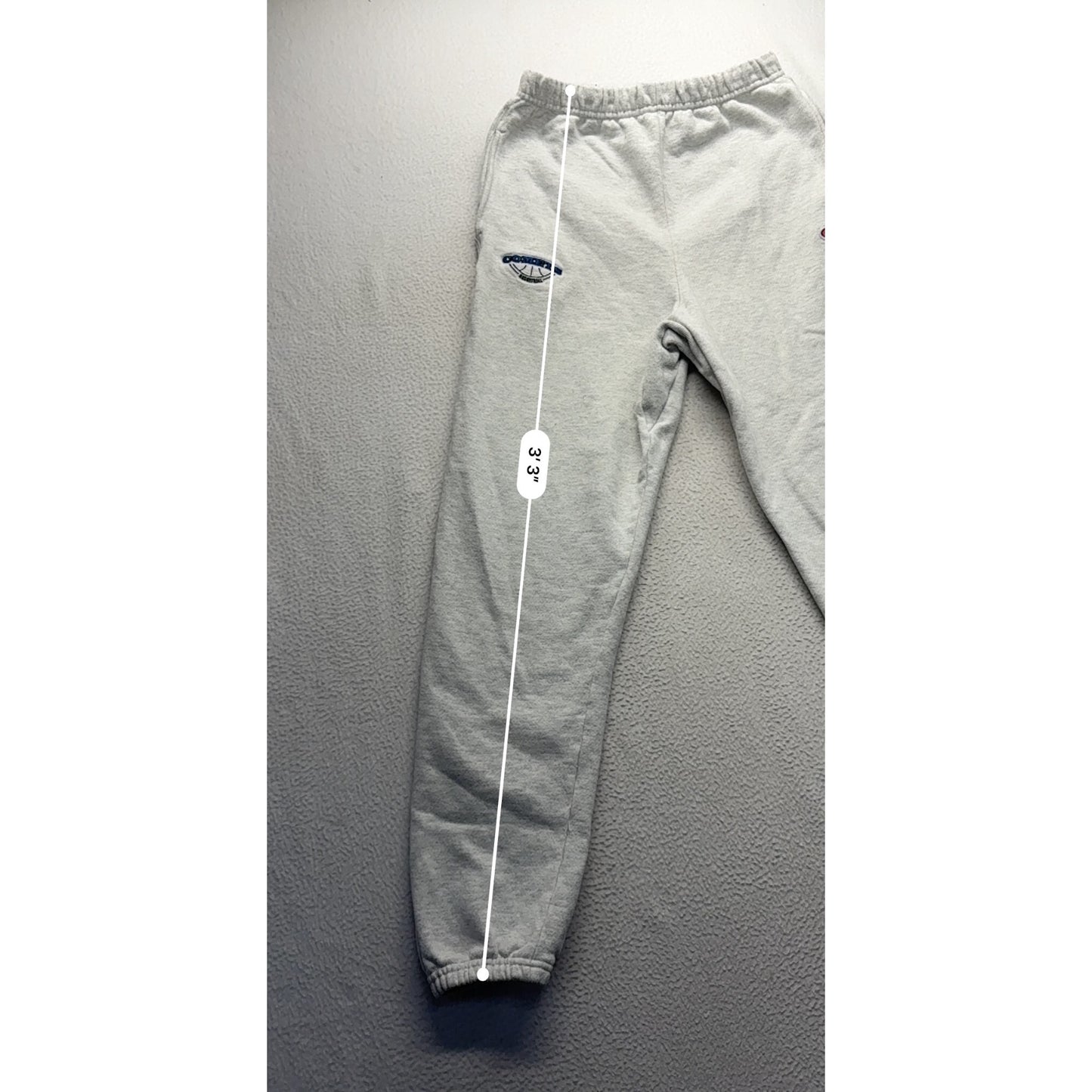 Champion Small Gray Reverse Weave Comets Basketball Sweatpants #7587