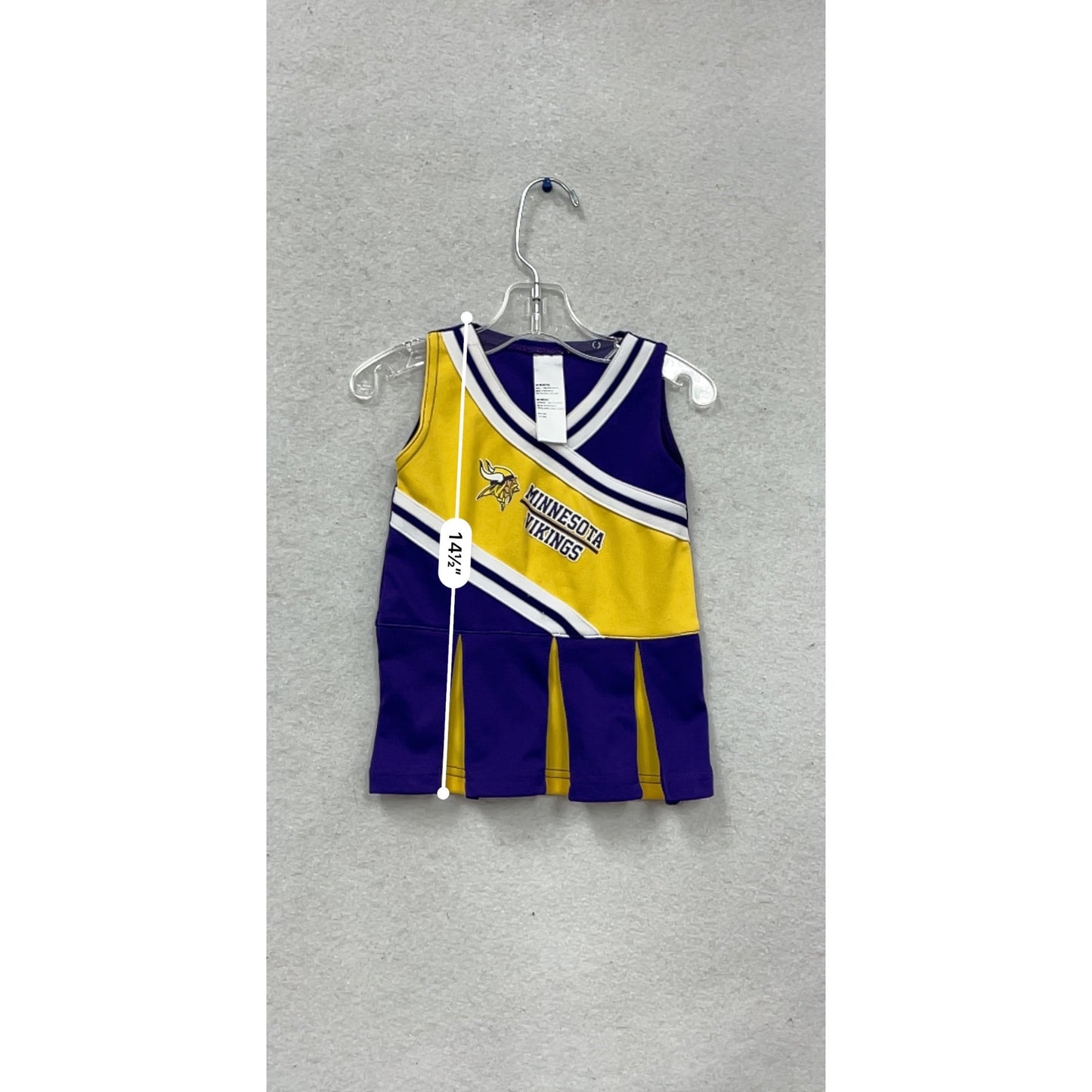 Minnesota Vikings Baby Cheerleader Dress Purple & Gold #747A
