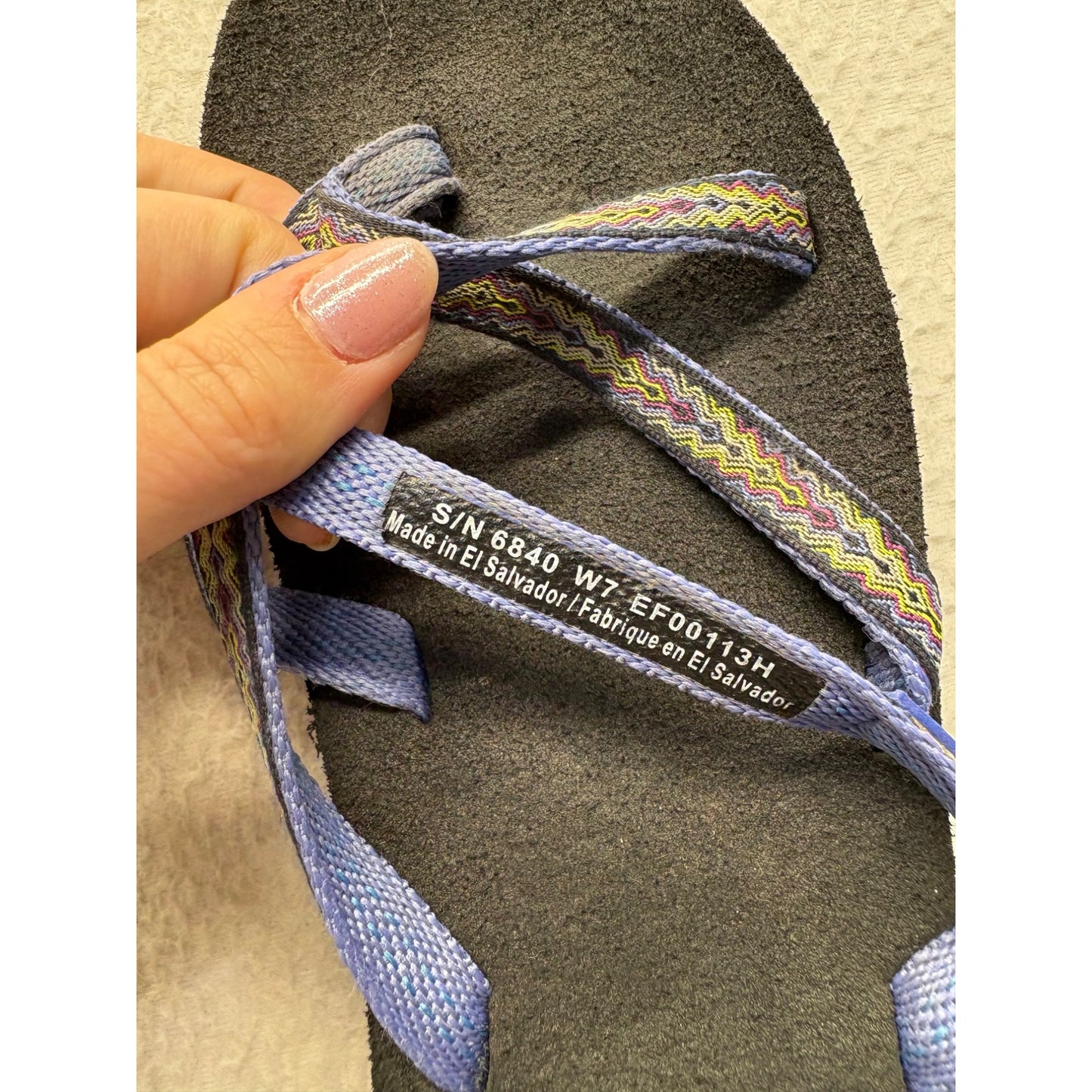 Teva Womens Multicolor Strap Sandals Size W7 #7643