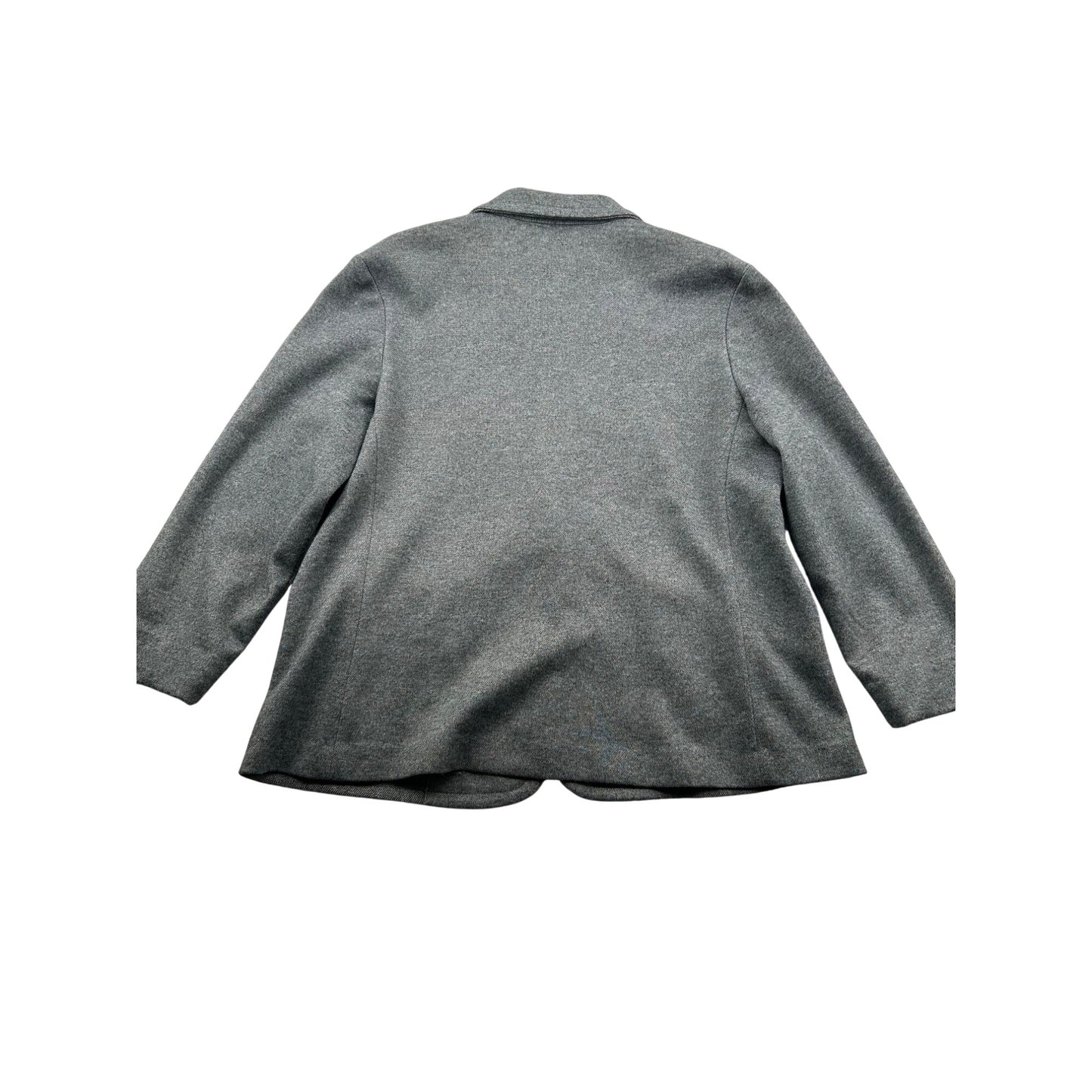 Graff Womens Californiawear Gray Blazer With Single Button & Pockets #6444