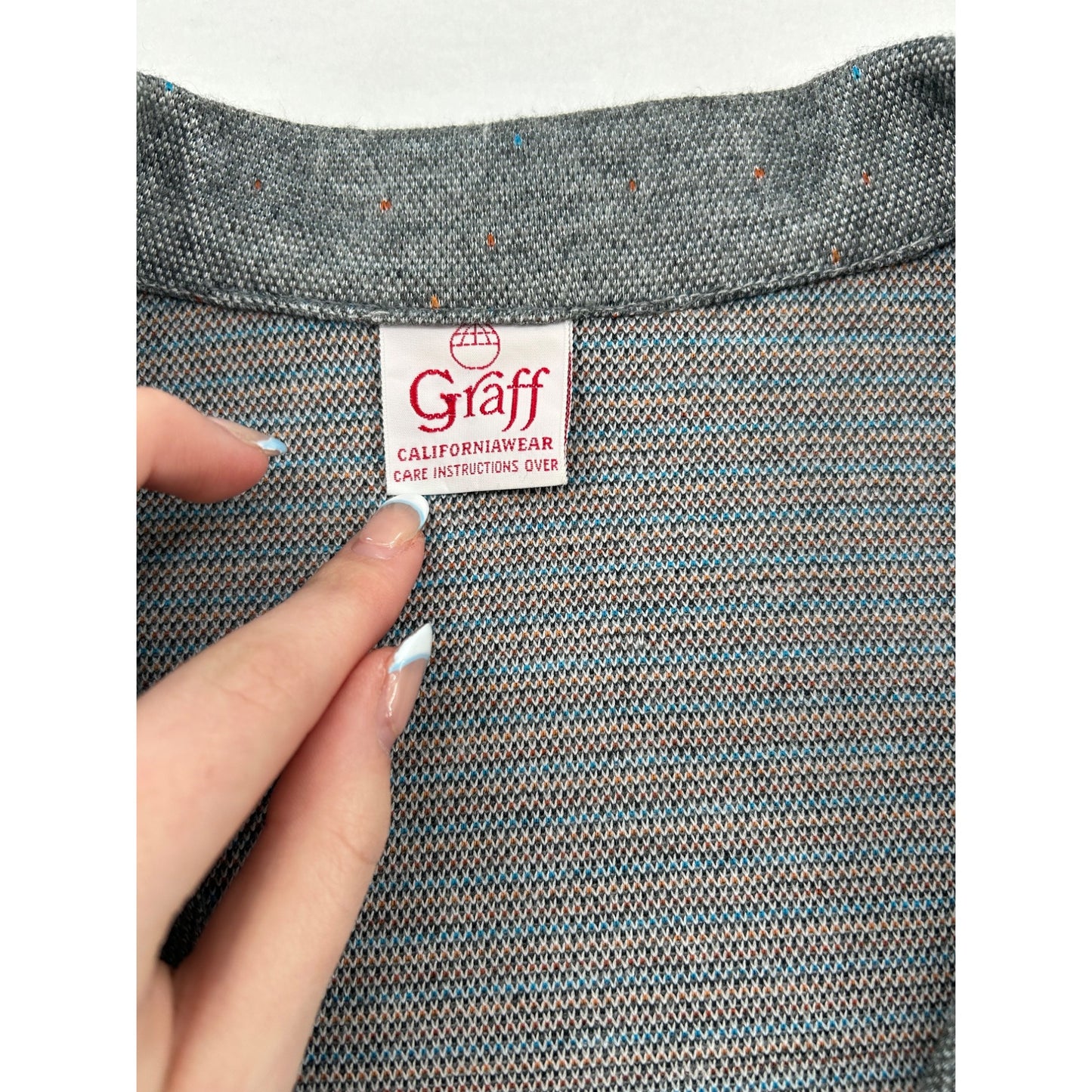 Graff Womens Californiawear Gray Blazer With Single Button & Pockets #6444