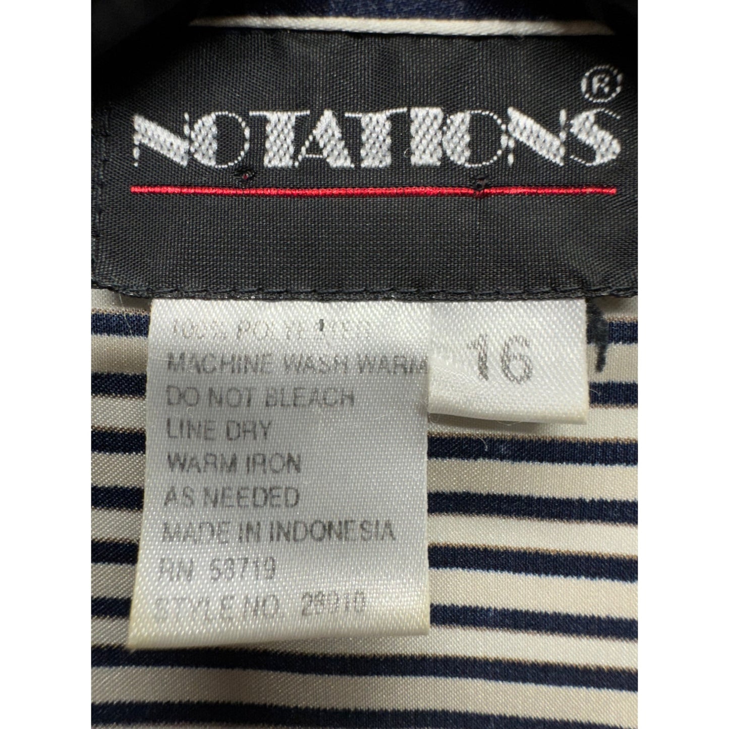 Women’s Vintage Notations Button Down#7609