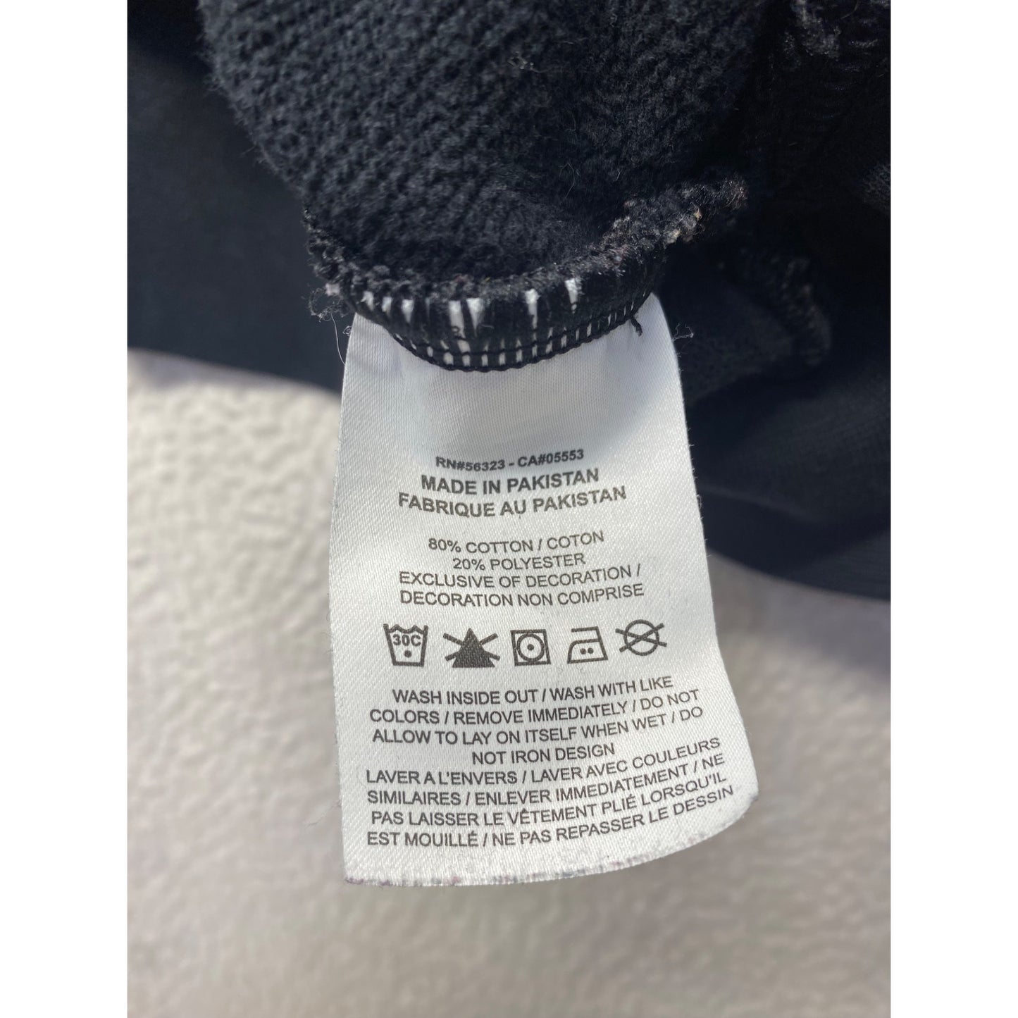 Nike Womens Black Cropped Sweatshirt Size L #7150
