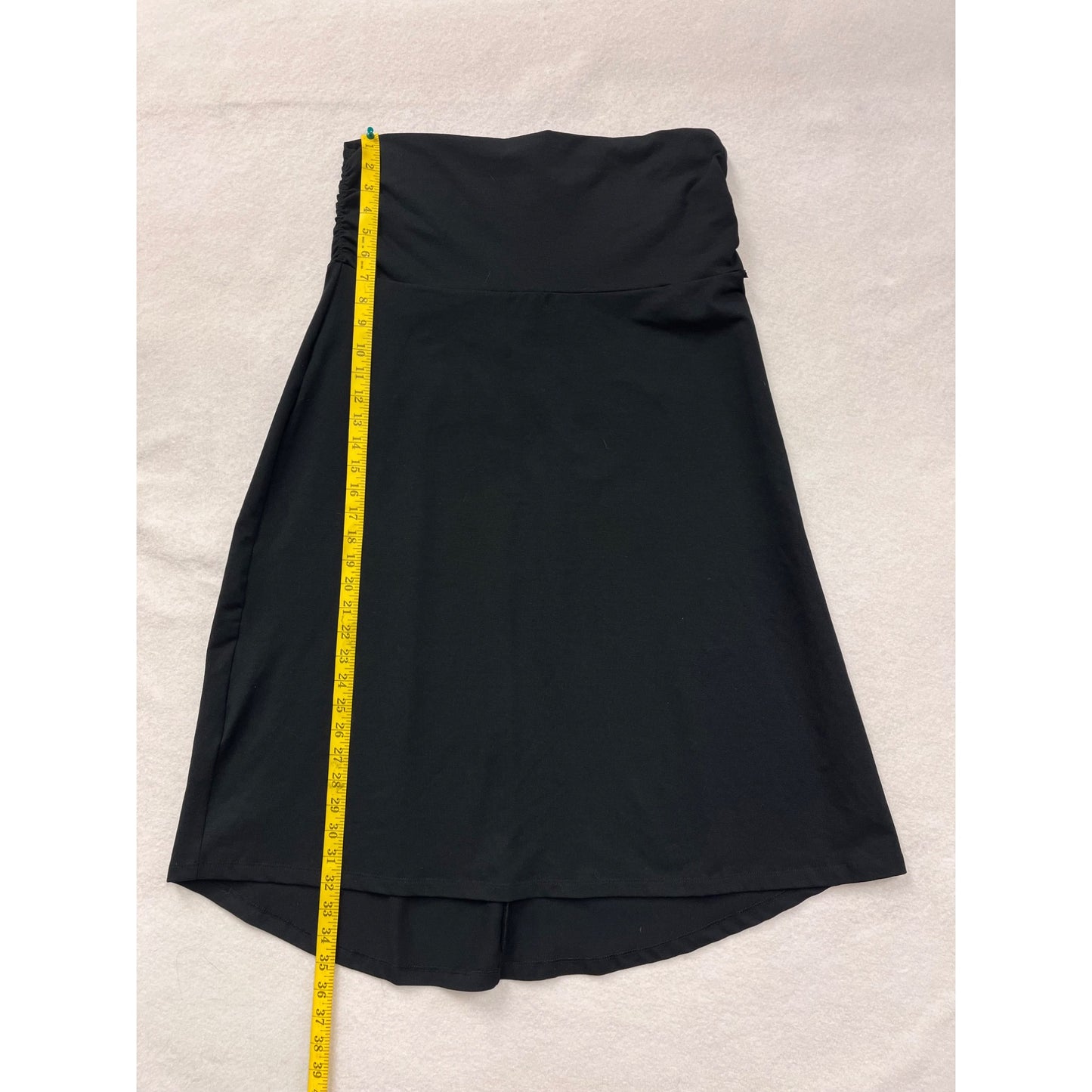 Eddie Bauer Womens High-Waisted Black Skirt XL #6334
