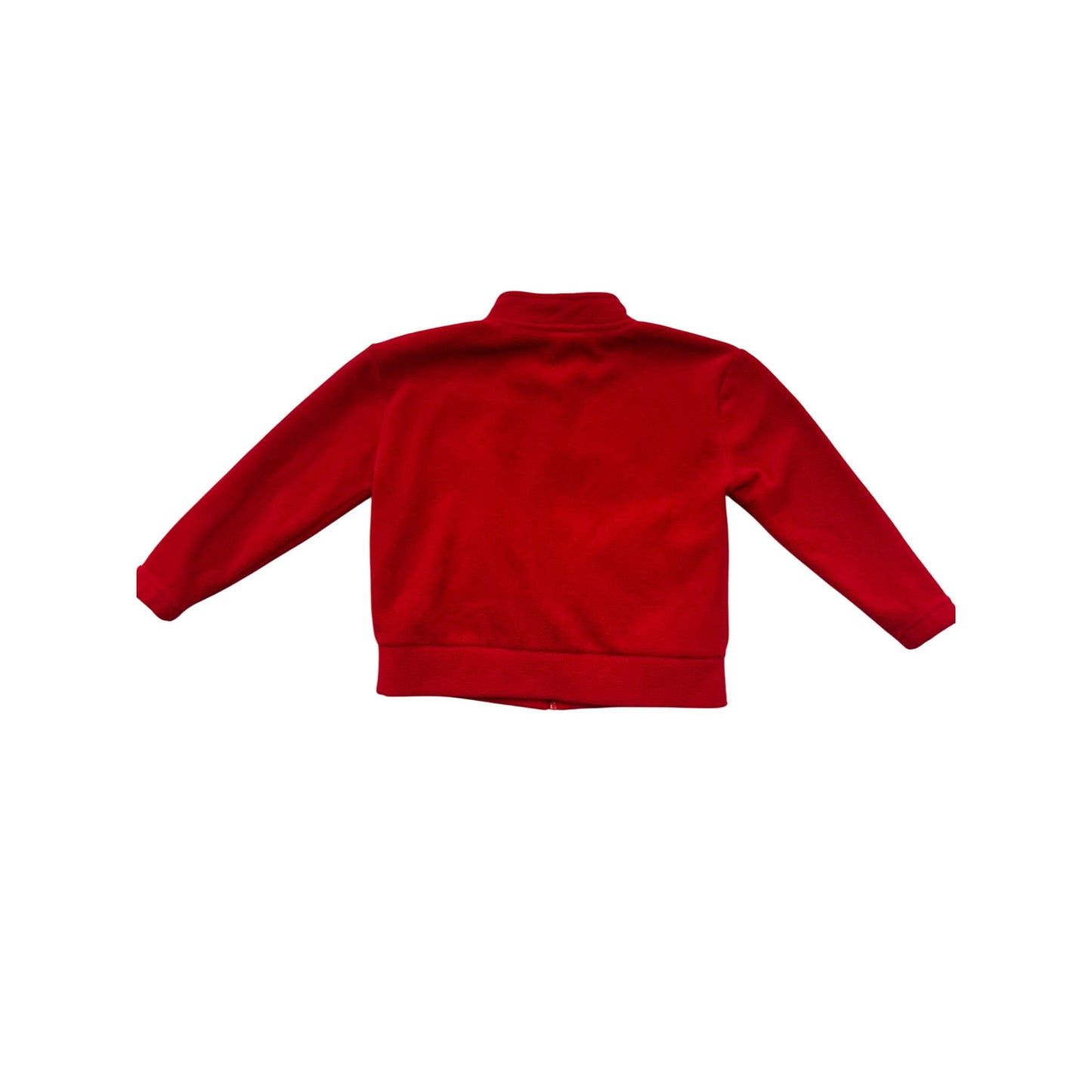 Boys 5T Red Fleece Jacket With Bucky Badger Embroidery #8398