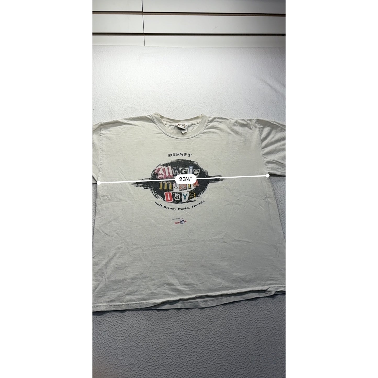 Disney Magic Music Days Vintage T-Shirt Walt Disney World #7492