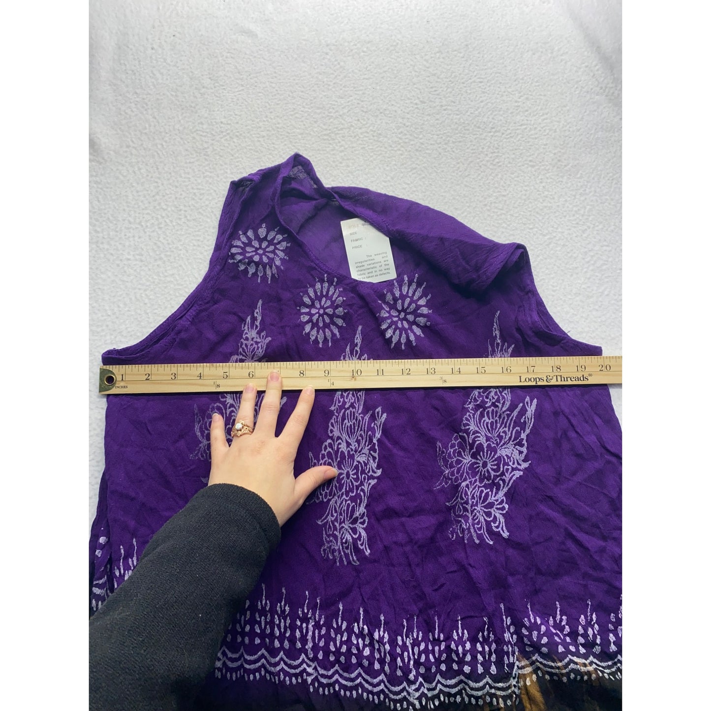*NWT* Purple Free-size hippie dress #5115