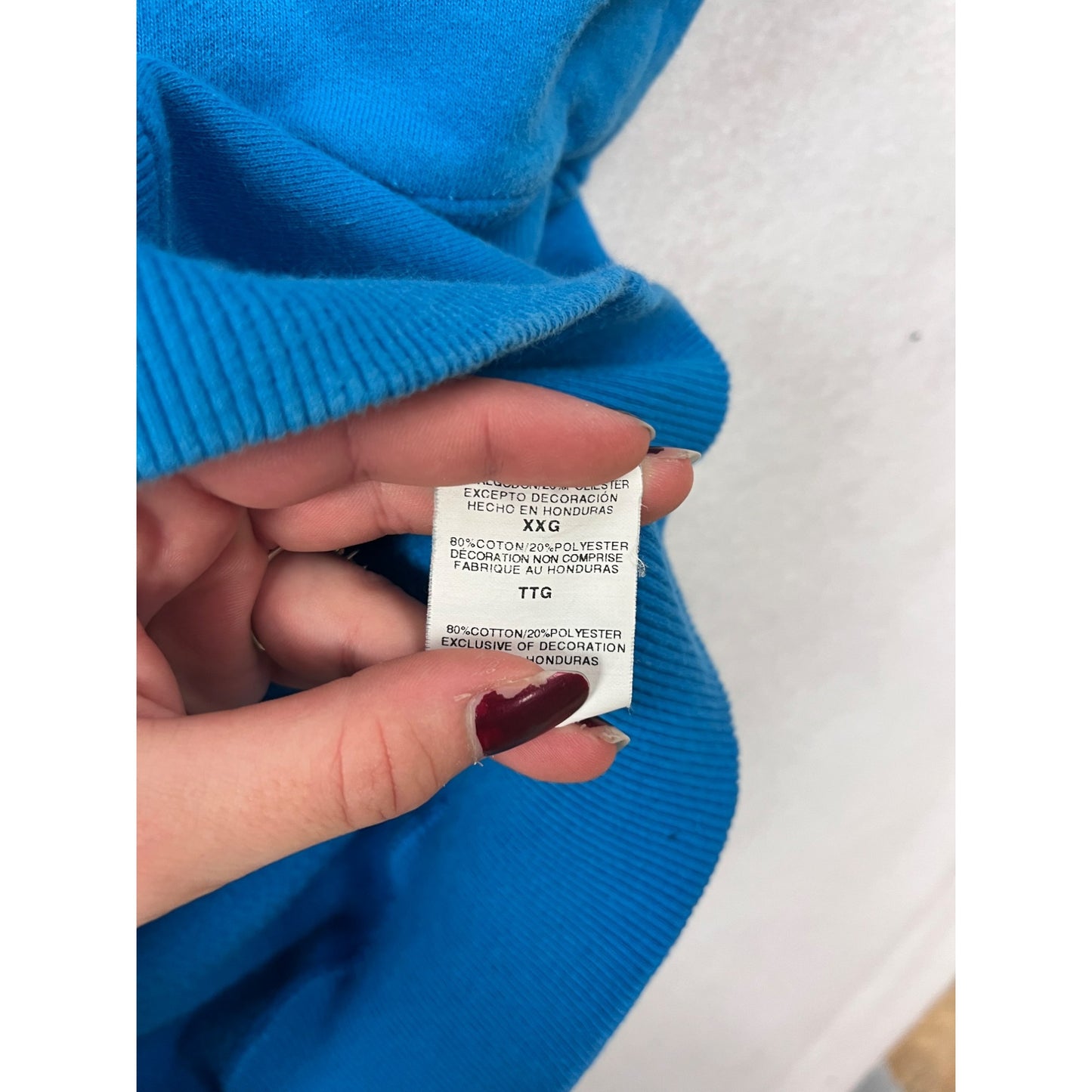 Men’s Champion Eco Blue Crewneck Sweatshirt 2XL #6246