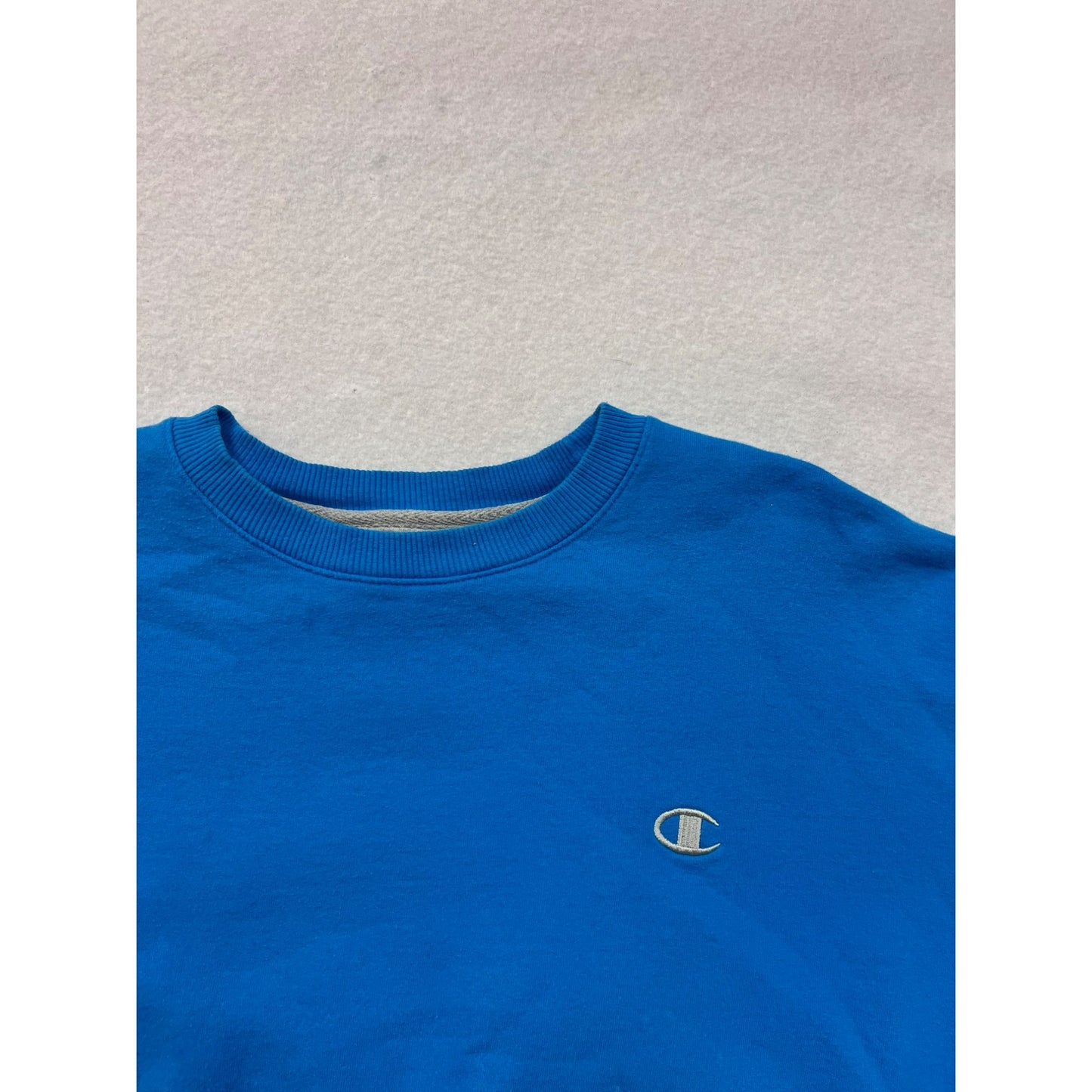 Men’s Champion Eco Blue Crewneck Sweatshirt 2XL #6246