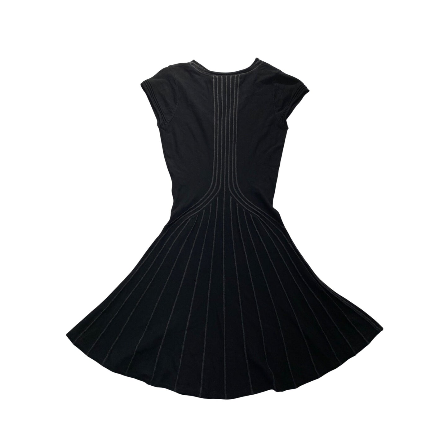 Max Studio Black Short Sleeve Knit Dress #7103