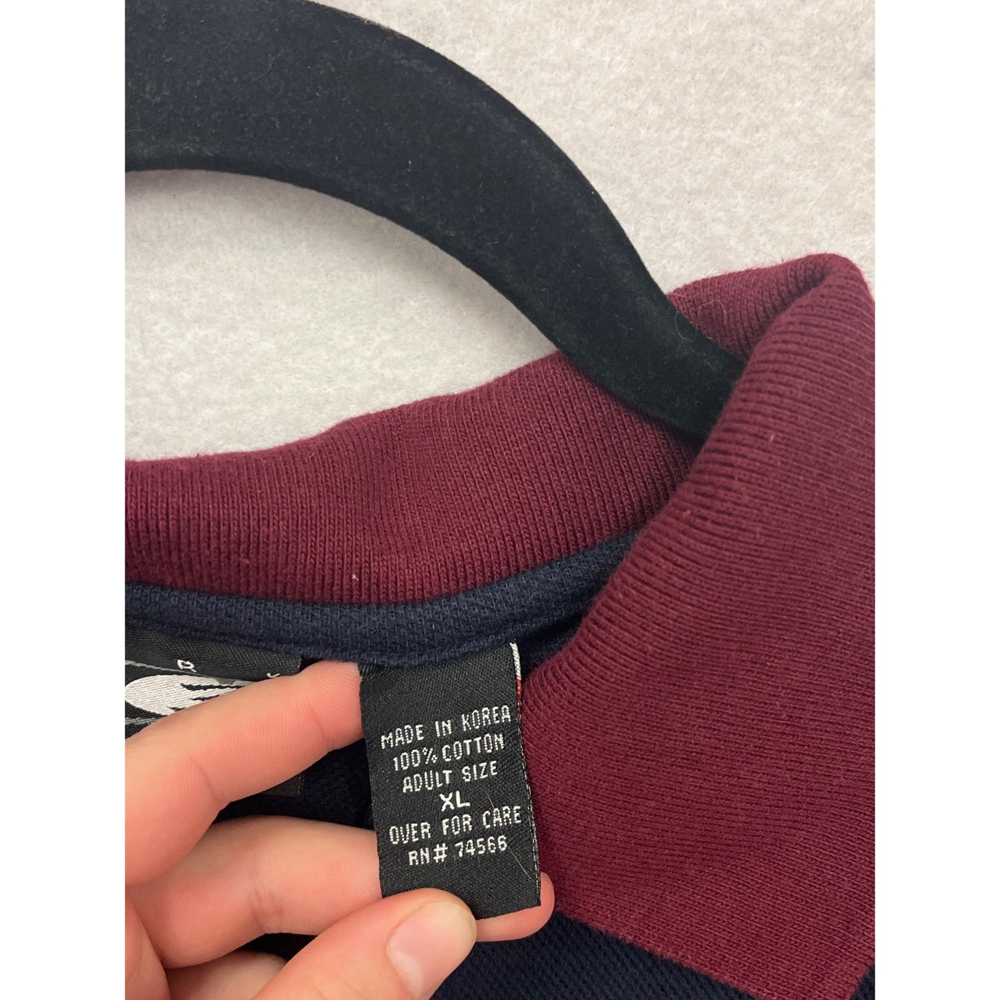Cheers Boston Navy & Burgundy Polo Shirt Mens XL #8177