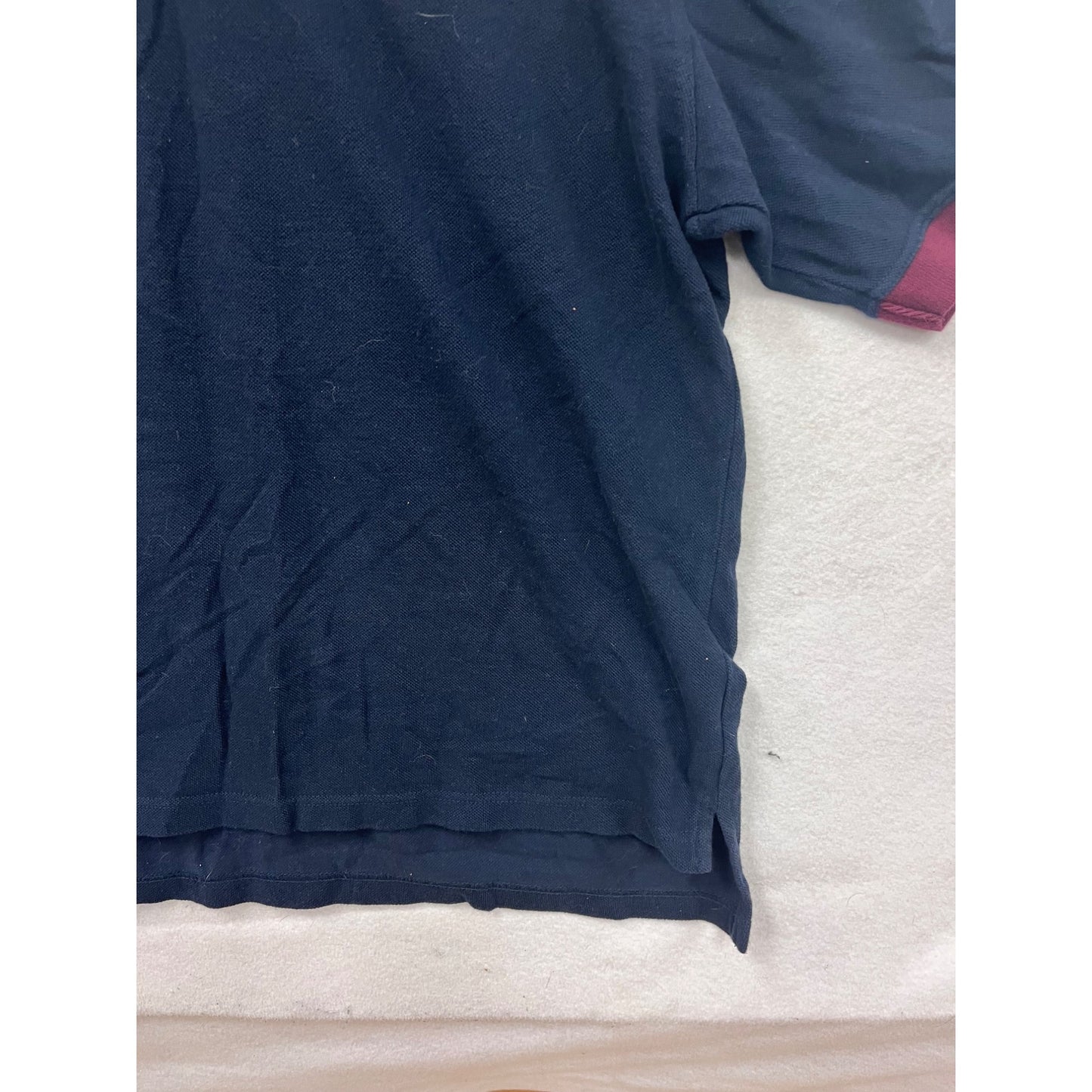 Cheers Boston Navy & Burgundy Polo Shirt Mens XL #8177