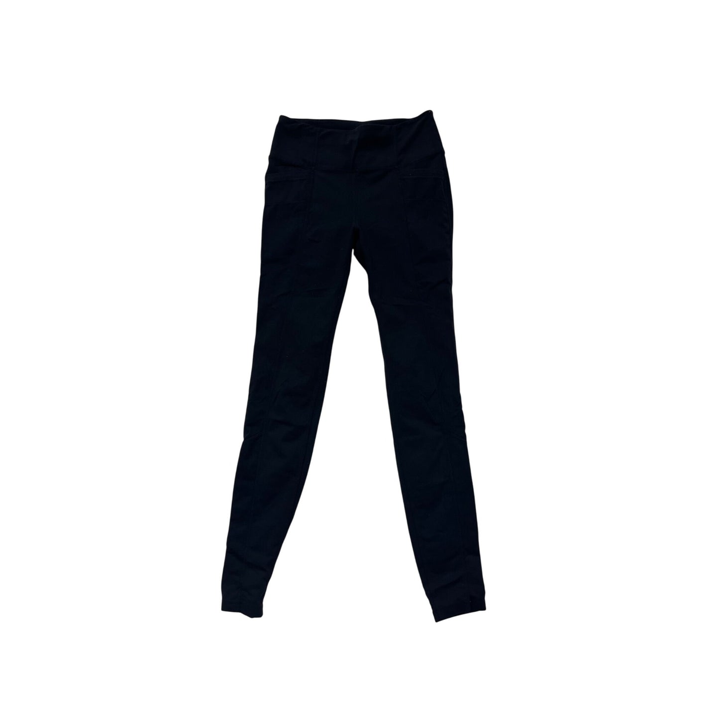 Athleta Womens Black Medium-Tall Nylon & Spandex Slim Fit Jeggings With Pockets #6885