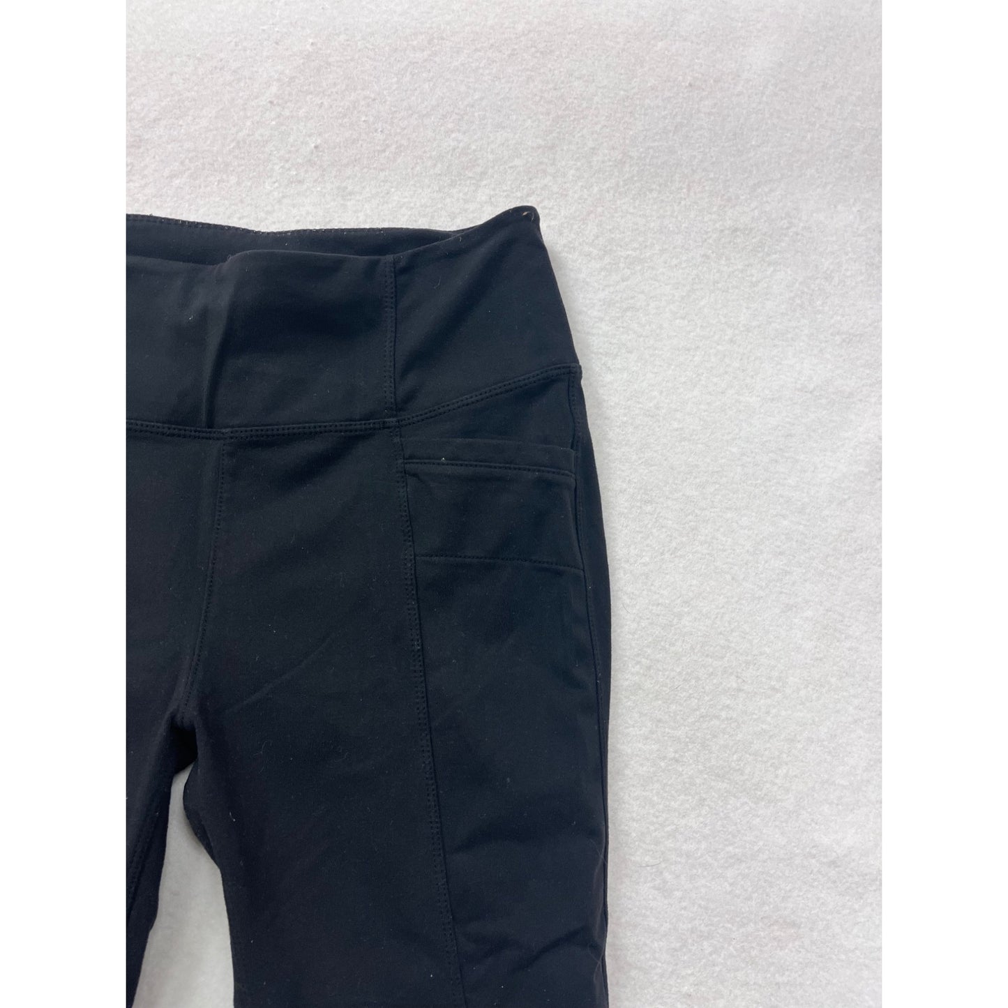 Athleta Womens Black Medium-Tall Nylon & Spandex Slim Fit Jeggings With Pockets #6885