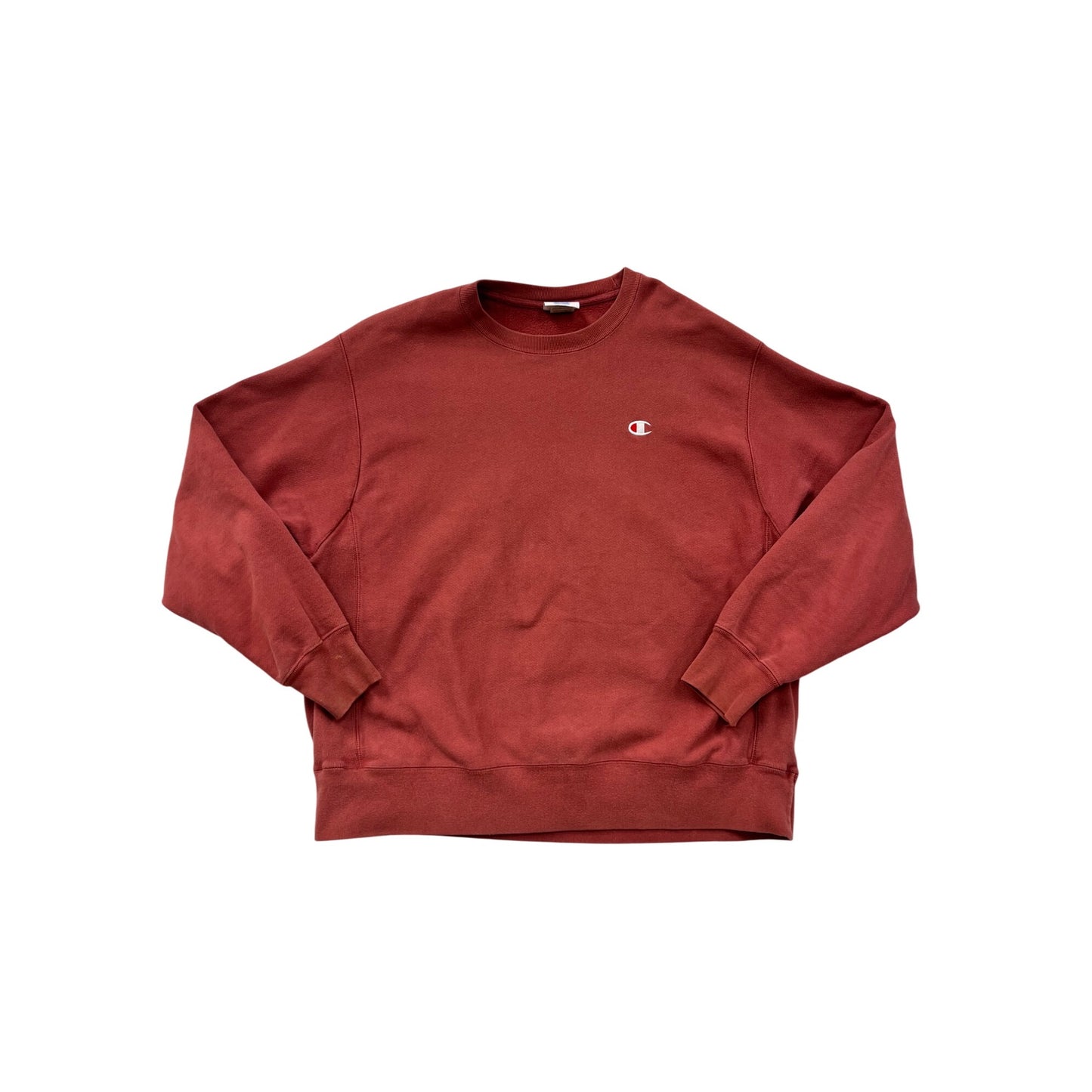Vintage Champion Reverse Weave Crewneck Sweatshirt XL Rust Red #6579