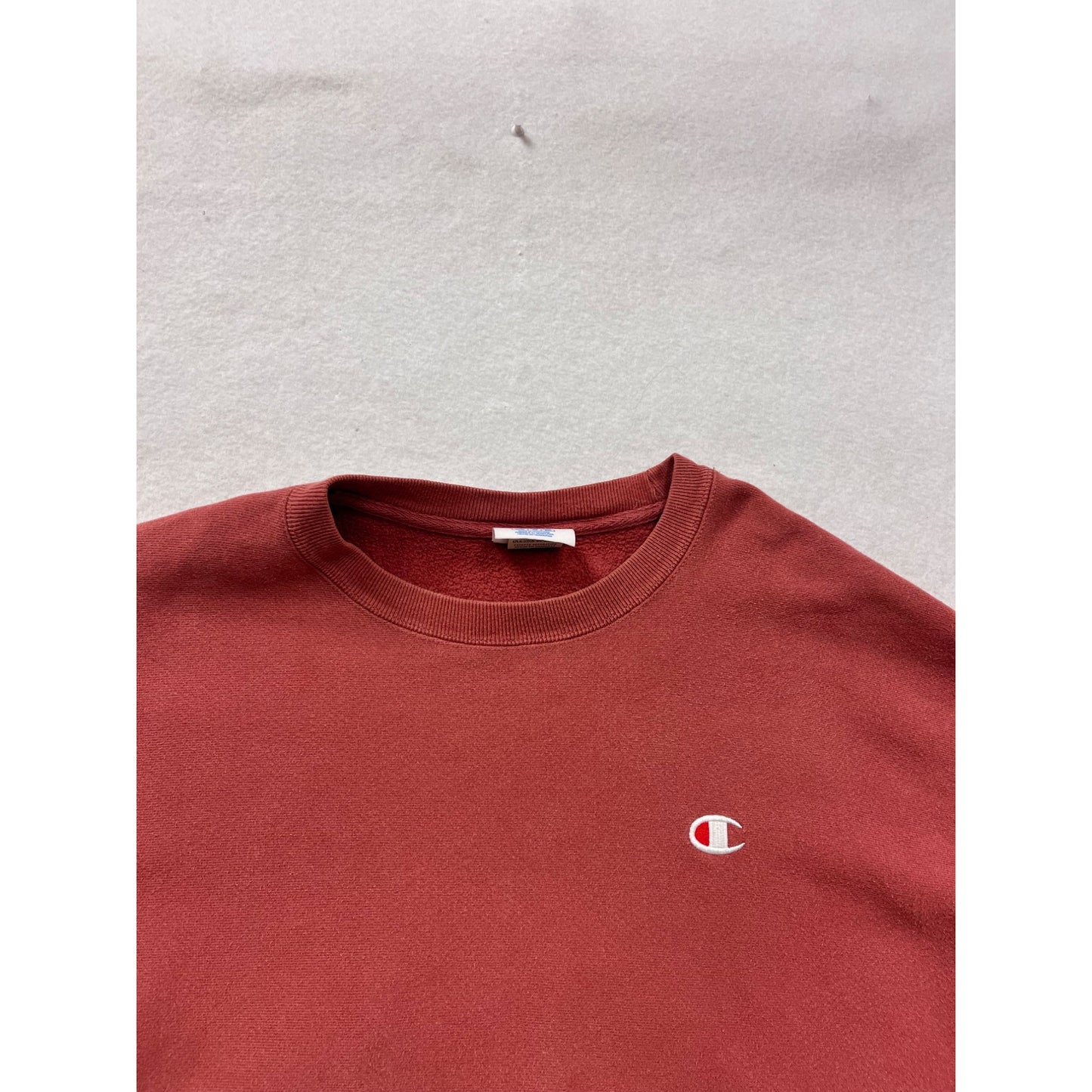 Vintage Champion Reverse Weave Crewneck Sweatshirt XL Rust Red #6579